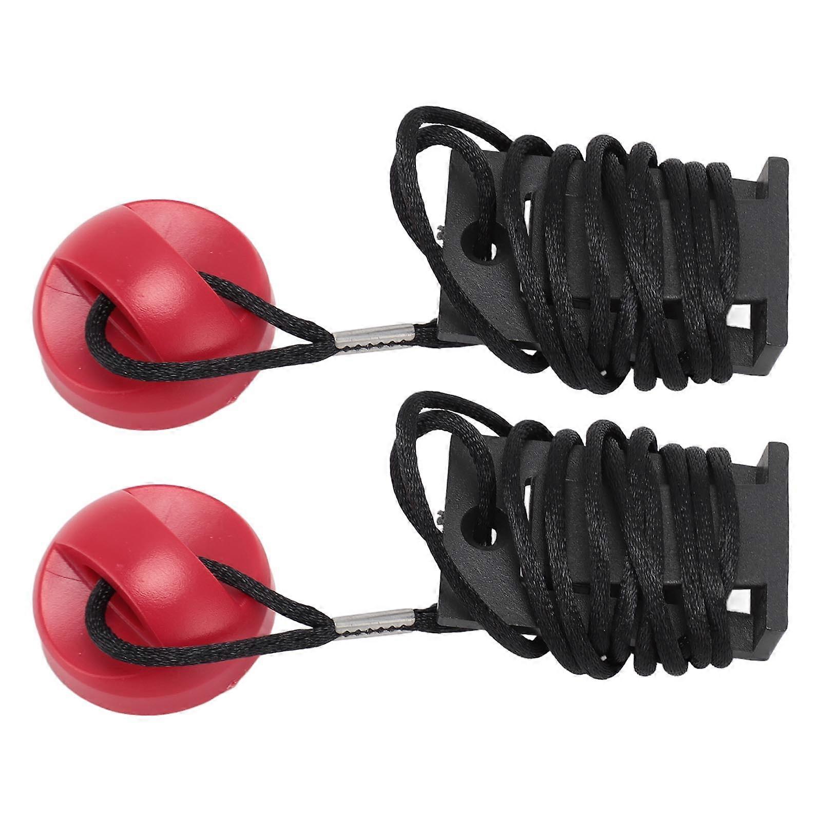 2PCS Universal Treadmill Safety Keys Security Magnet Lock Emergency Stop Switch for Running Machine
