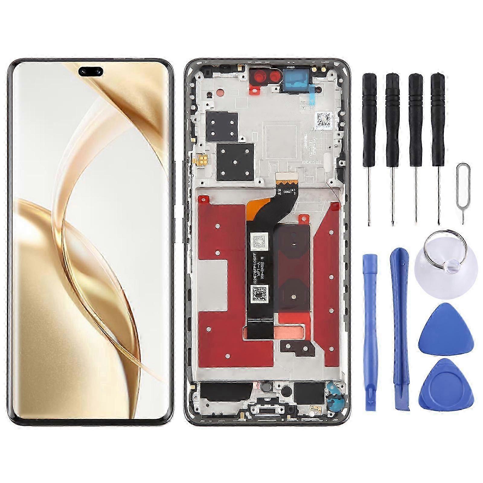 For Honor 200 Pro COMPATIBLE LCD Screen Digitizer Full Assembly with Frame