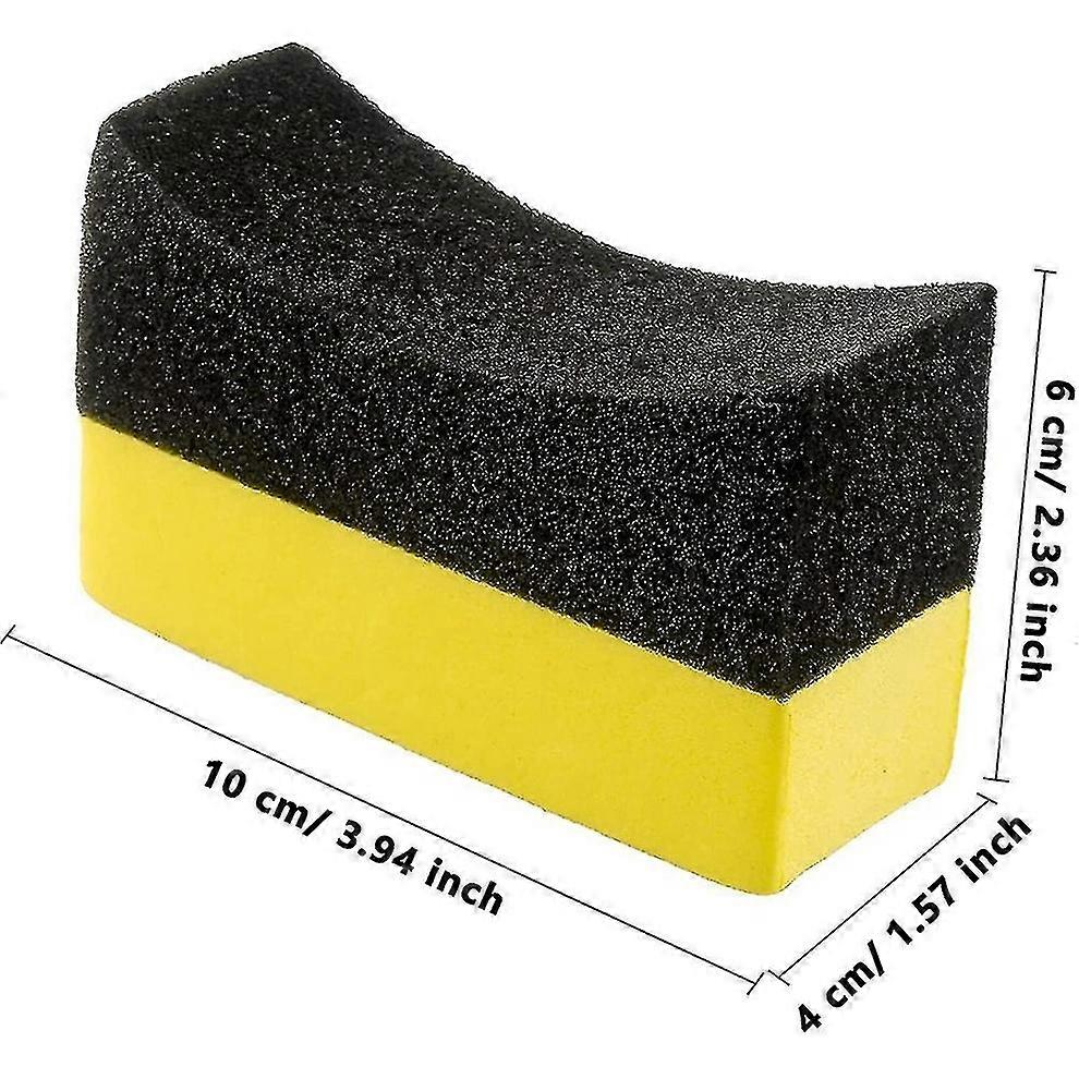 Cleaning Brush, Pack of 18, Curved - shaped Sponge with Dual - layer Design for Effective Cleaning
