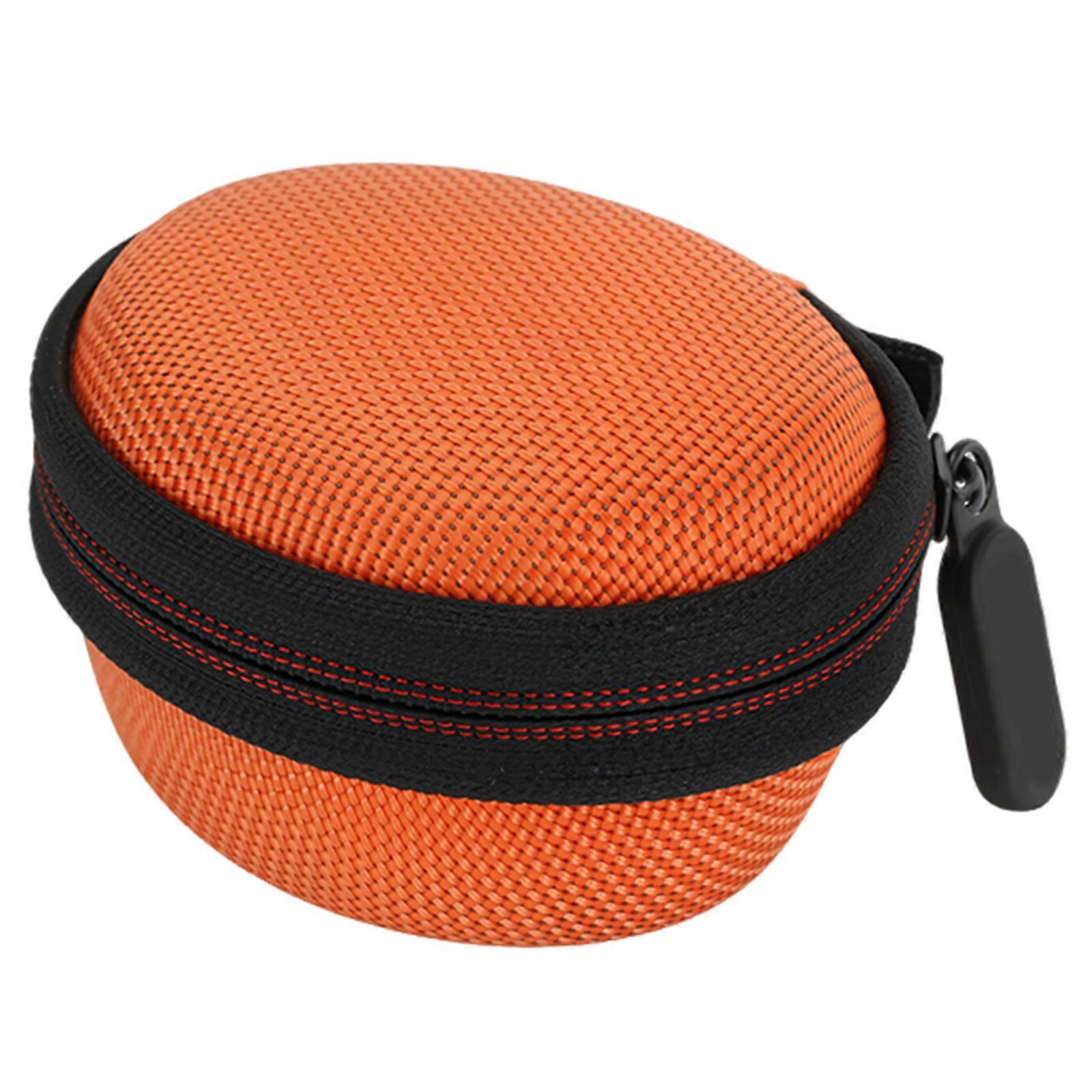 Portable EVA Headphone Case for AC335 Shell Pouch with Water Resistant and Impact Resistant Features, Easy to Carry orange color