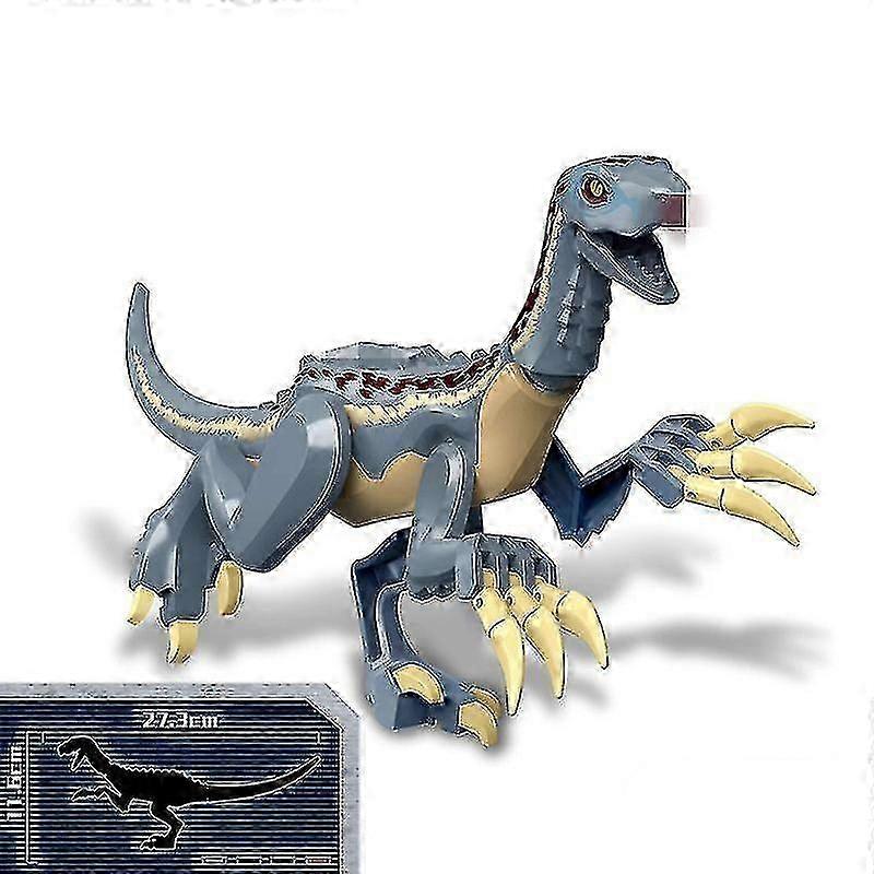 1pc Jurassic Big Size Dinosaur Building Blocks T-rex Quetzalcoatlus Baryonyx Action Figures Kids Toy