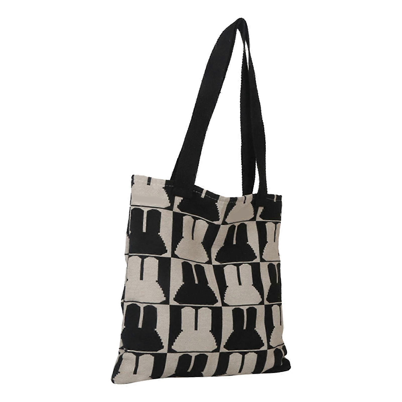 Rabbit Cartoon Pattern Bag Large Capacity Comfortable Stylish Soft Strong Shoulder Bag