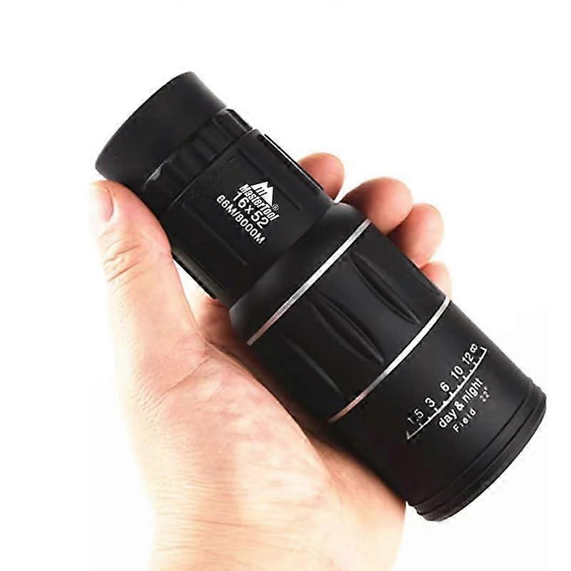 16x52 Monocular Dual Focus Optical Zoom Bird Watching Telescope