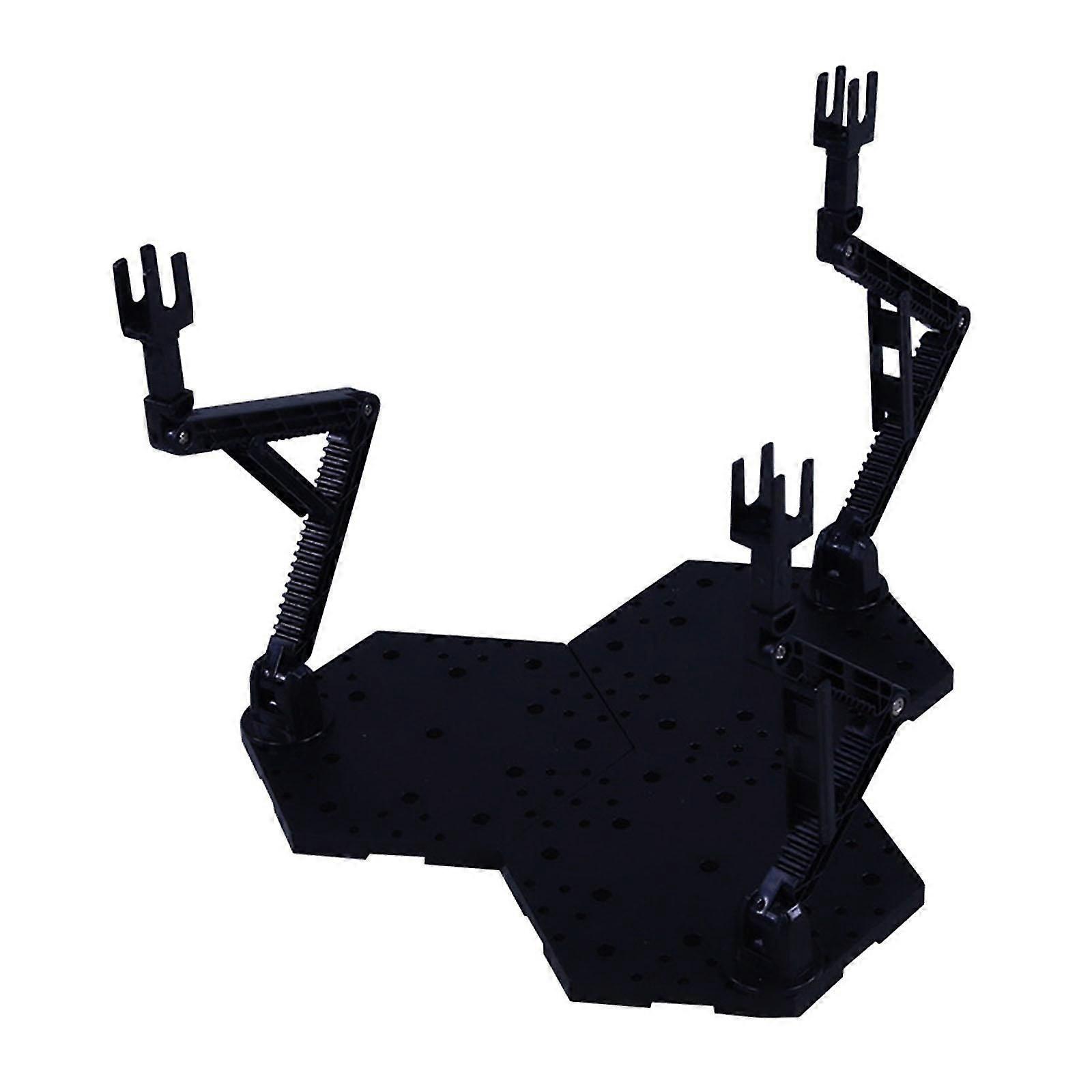2026 Action Figure Stand Hobby Model Display Rack for 1/100 Figure Black