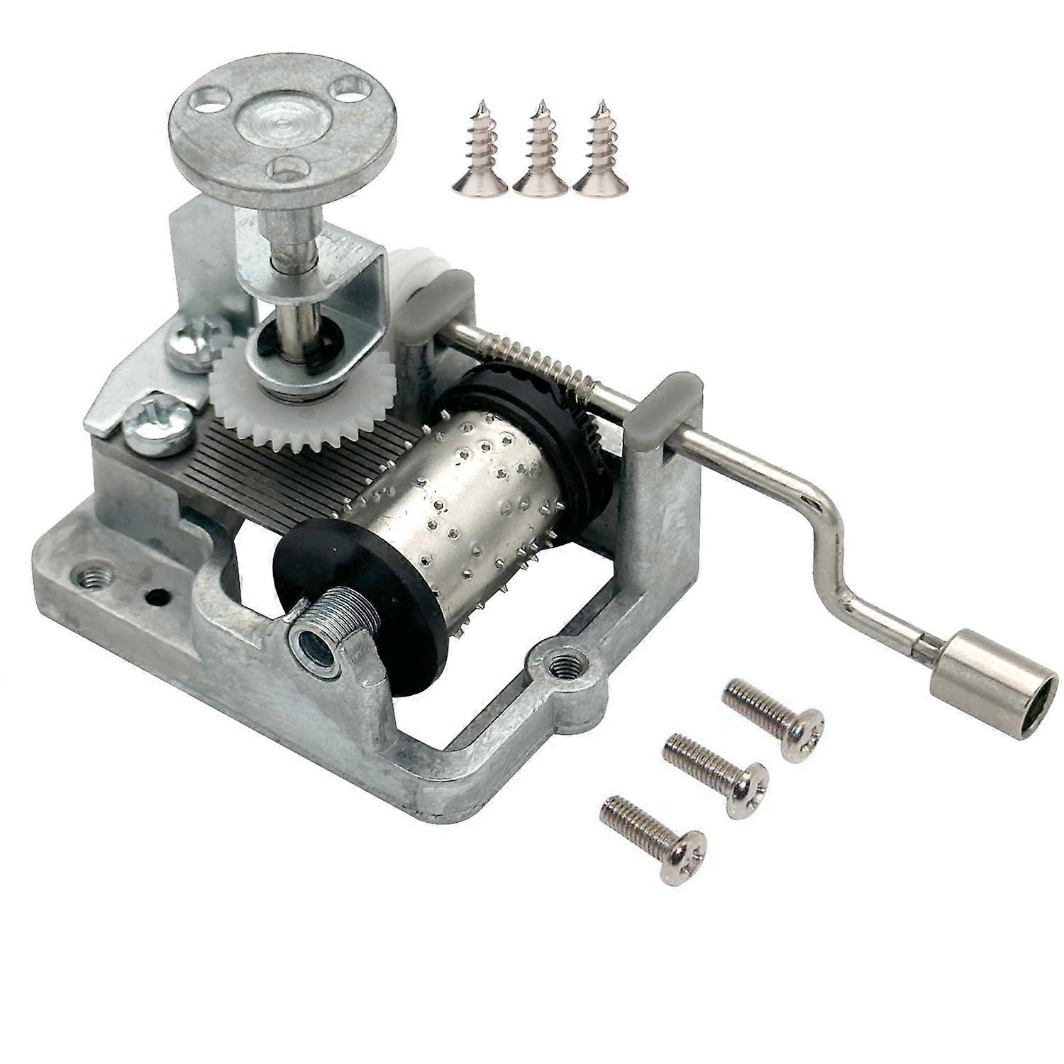 You Are My Sun Hand Crank Music Box Movement with Rotary Plate for DIY Music Boxes Music Mechanism Set