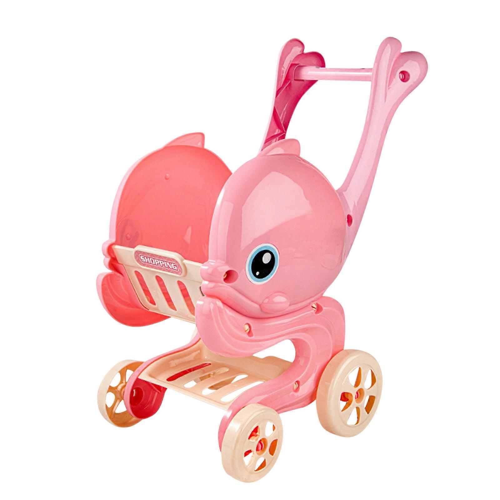 ショッピングカート子供のおもちゃセット家族のおもちゃセット教育玩具誕生日の女の子と男の子のアンチドロップ