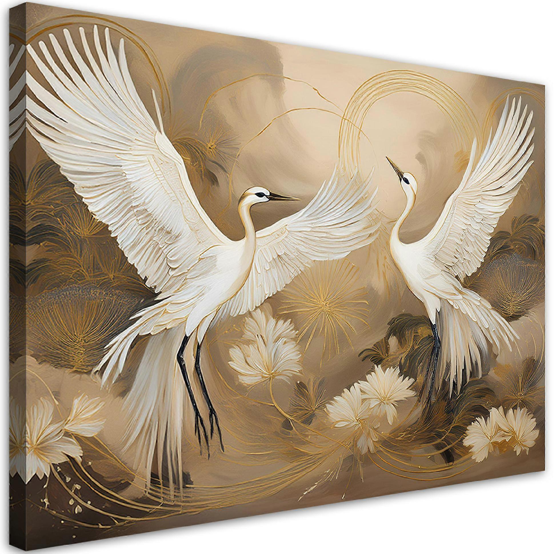 Imprimeu pe pânză, Macari Păsări Animale - 60x40