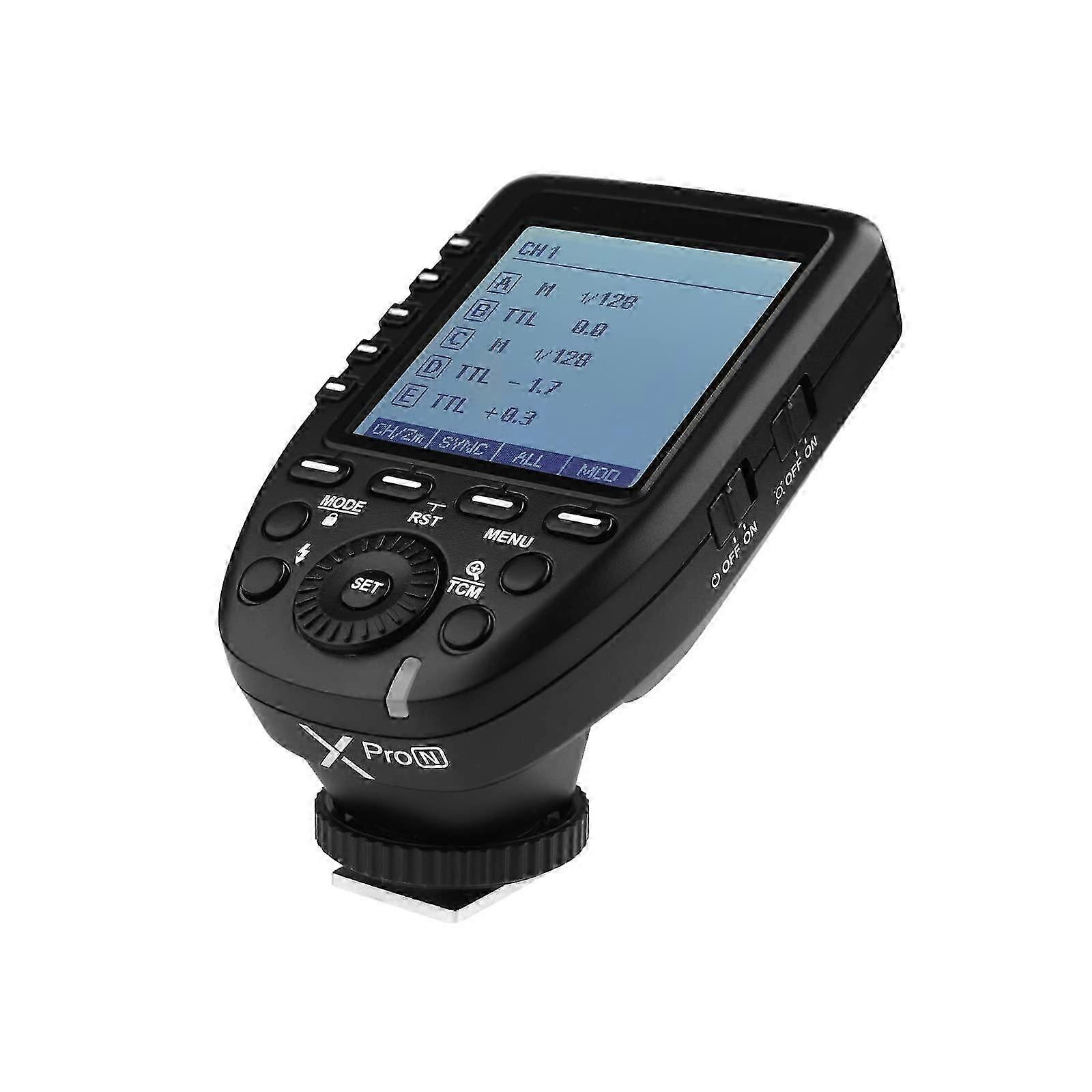 Xpro-N TTL Wireless Studio Flash Trigger Transmitter Compatible for Nikon Cameras, 2.4G X System