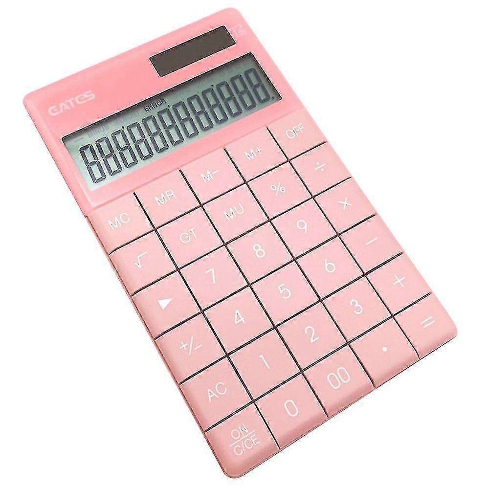Eates Q5 Handheld Desktop Calculator With12 Digit Display And Solar Dual Power Supply Standard Func
