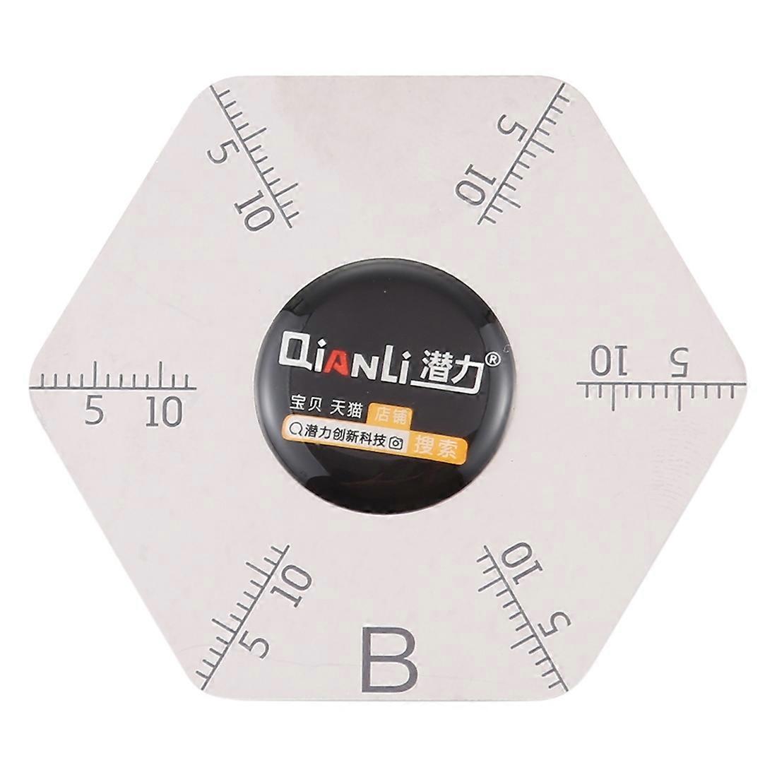 Qianli Hexagram Shape Pry Opening Tool With Scales