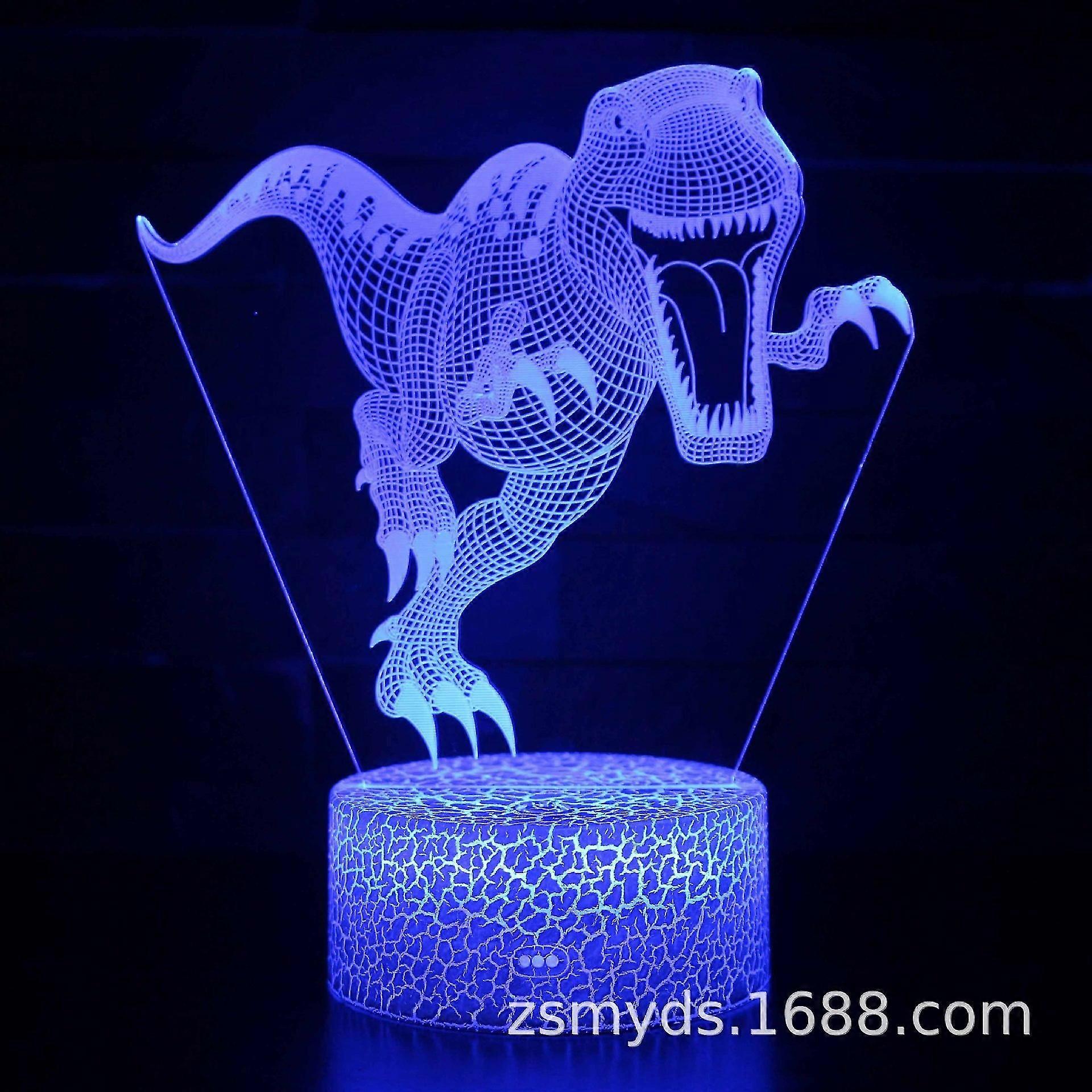3d Dinosaur Led Night Light Different Pattern And 7 Color With Remote Control Best Gift For Kids Girls Boys