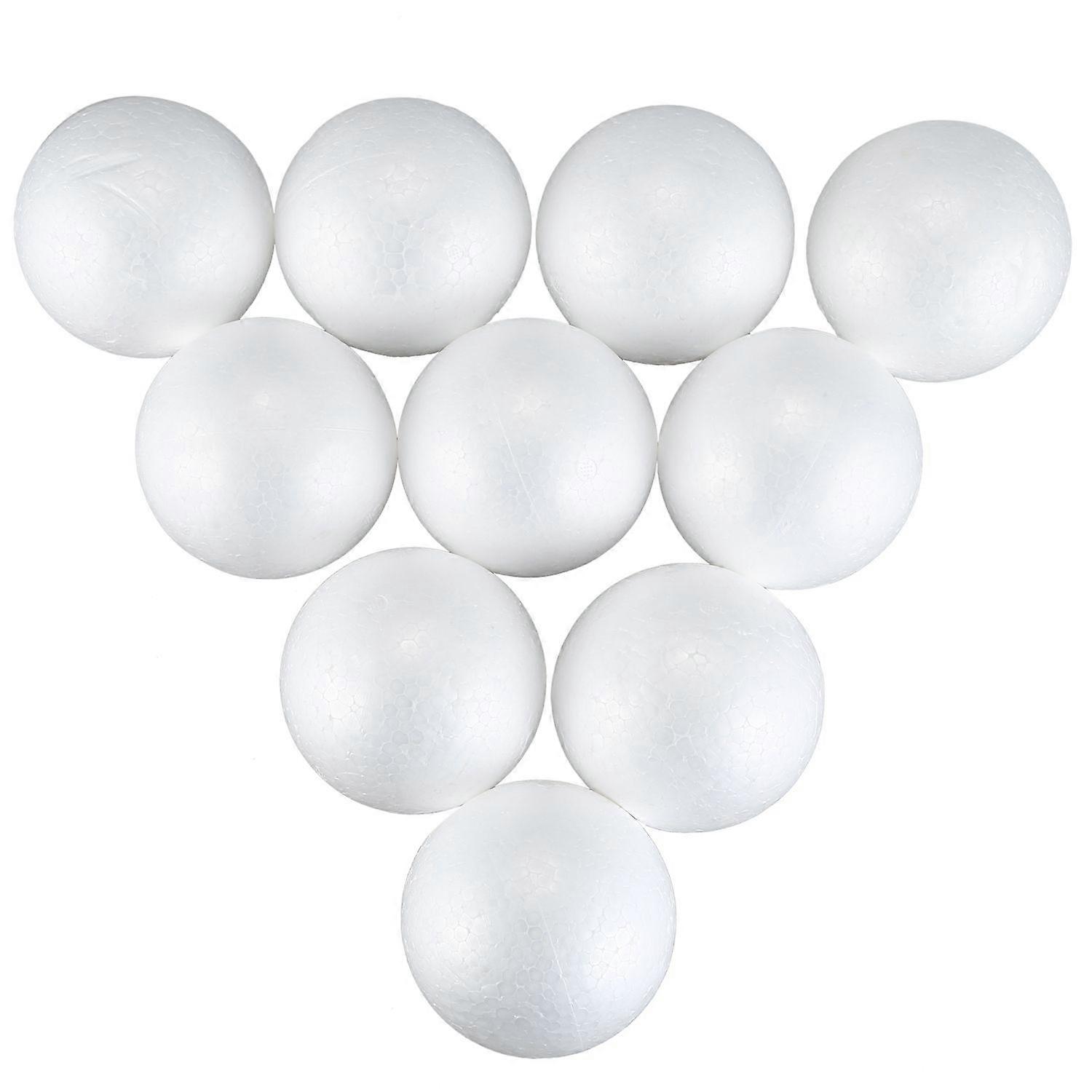 10 x Modelling Craft Polystyrene Foam Ball Sphere 10cm---White