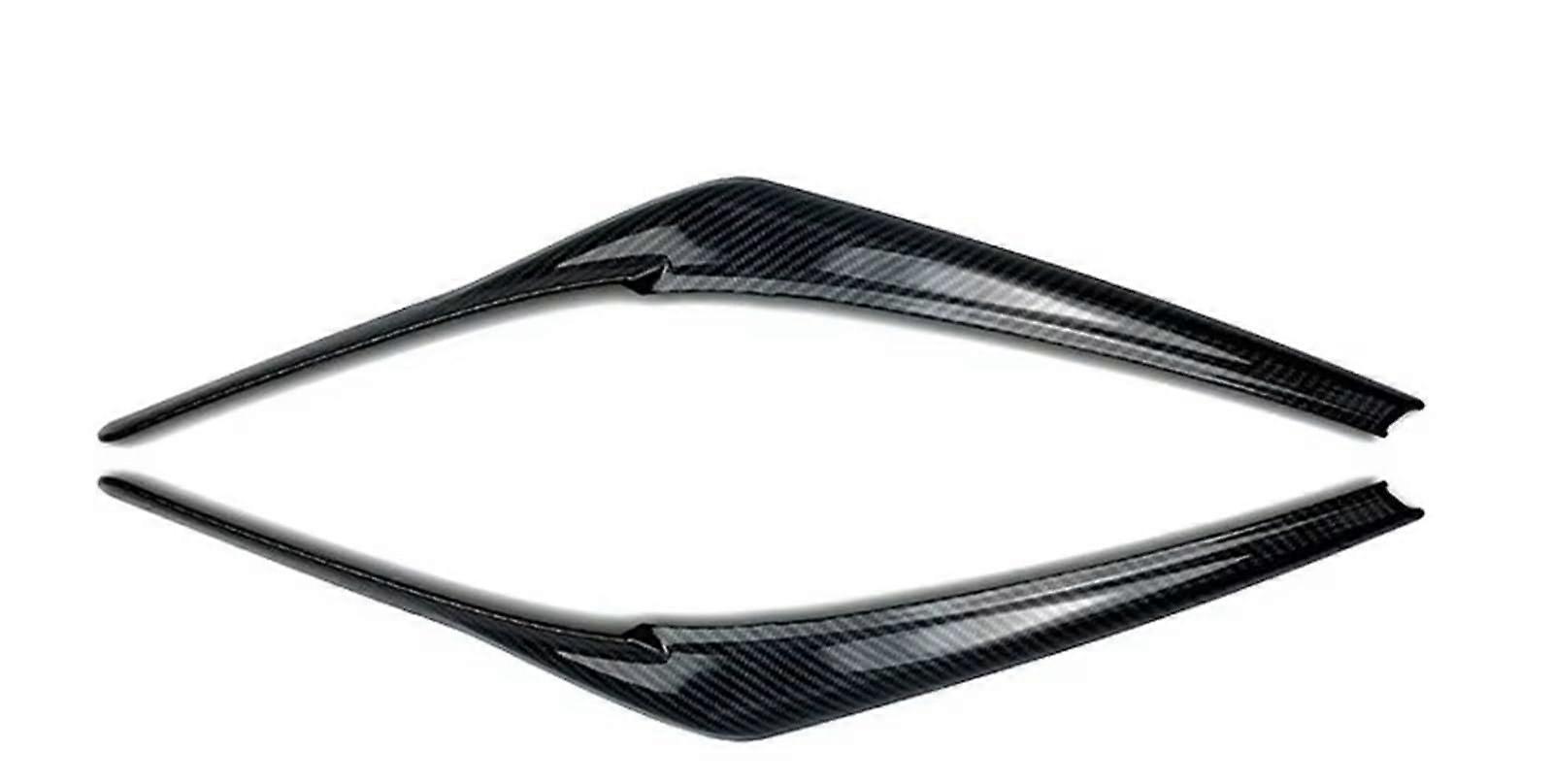Car Headlight Eyebrow Spoiler for Toyota Camry Wind Front Fog Lamp, ABS Material, Custom Fit, Black Color