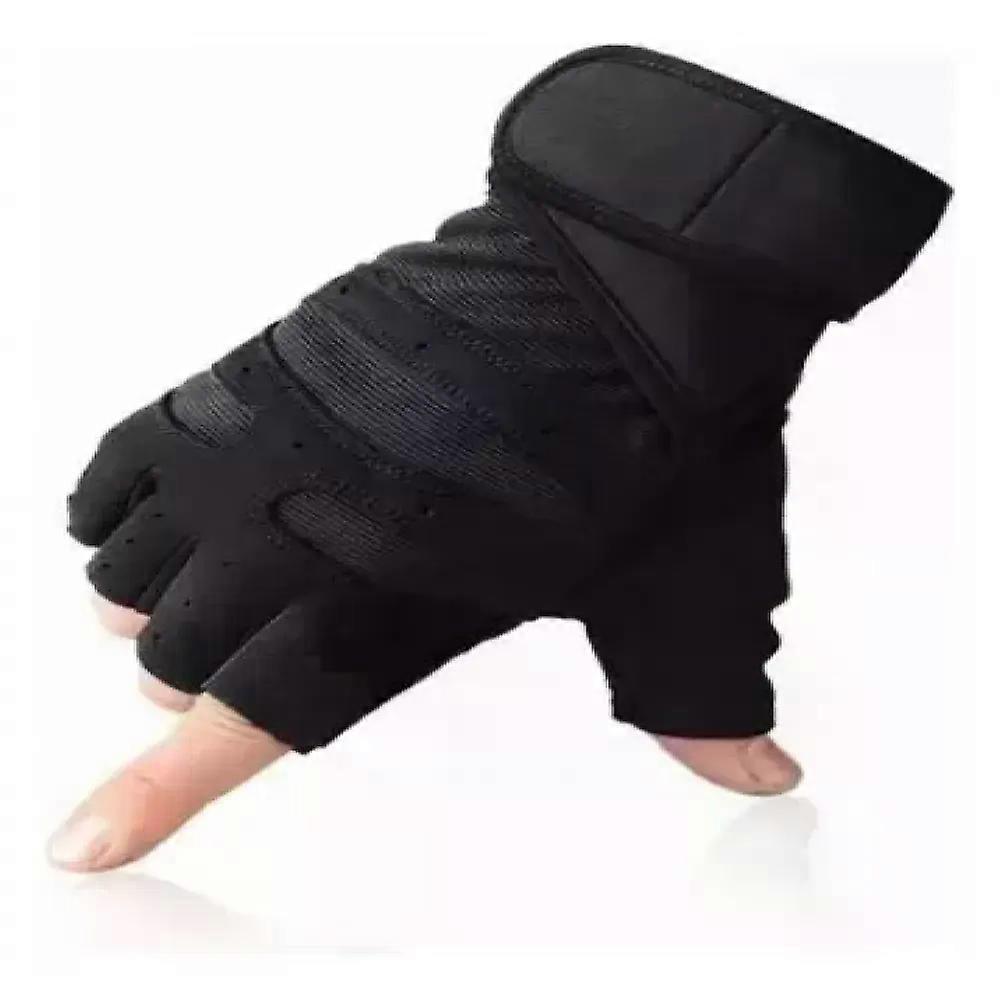 Luvas de ginástica masculinas de proteção de alta qualidade para levantamento de peso e treinamento físico com aderência aprimorada e design de conforto