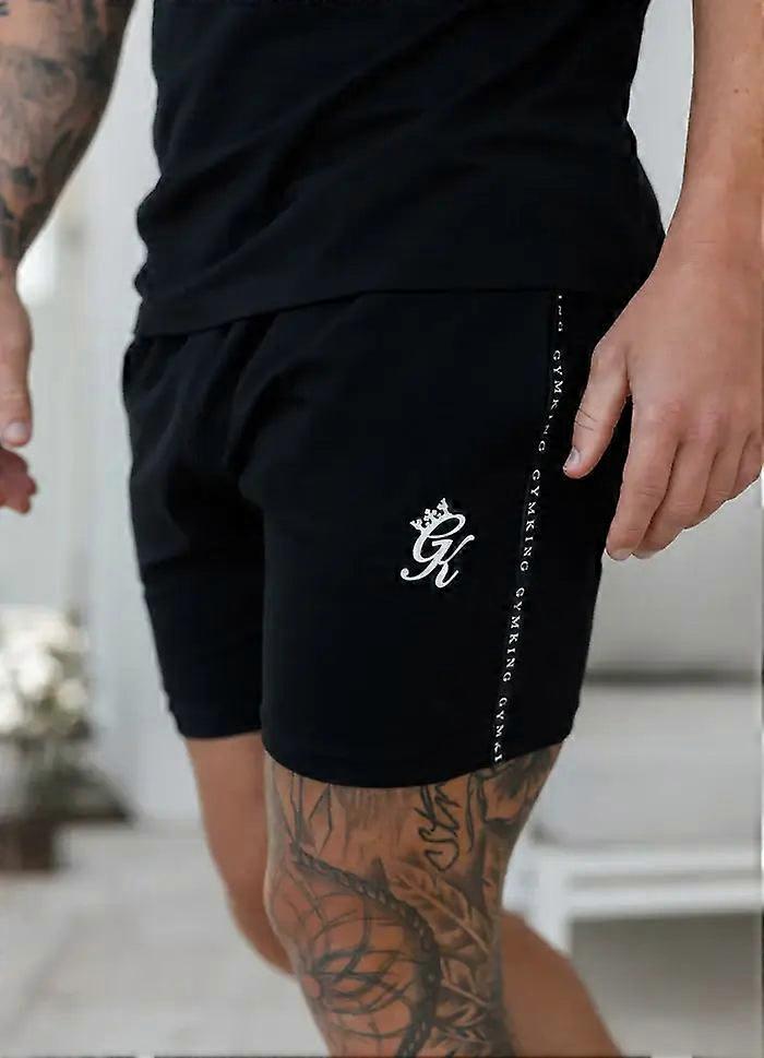 Gym King Taped Jersey Short - Black