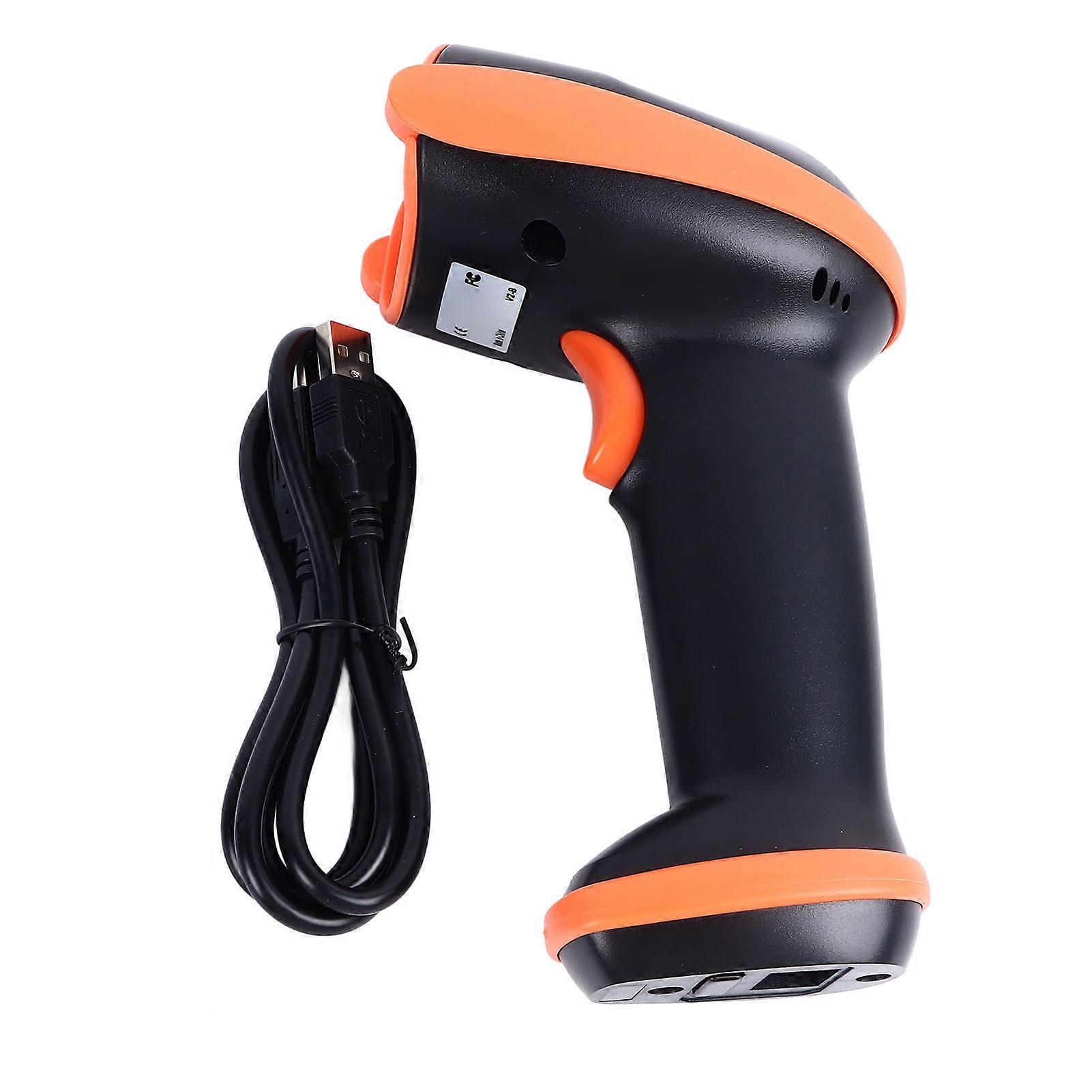 QR Code Scanner Wireless Hand Held Supermarket Courier Warehouse Inventory Check Barcode Scanner