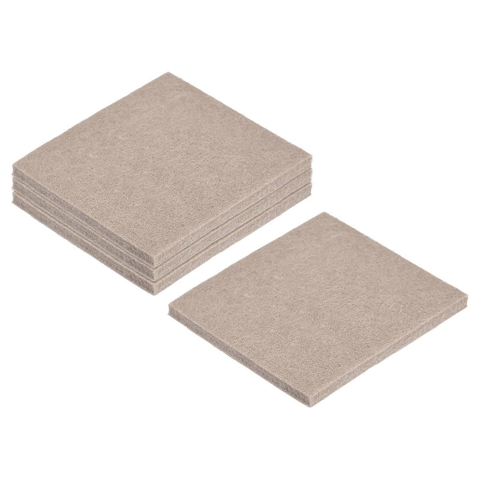 Felt Furniture Pads Self-Adhesive Square, Square Felt Pads For Furniture Legs, Scratch-Protection Floor Protectors