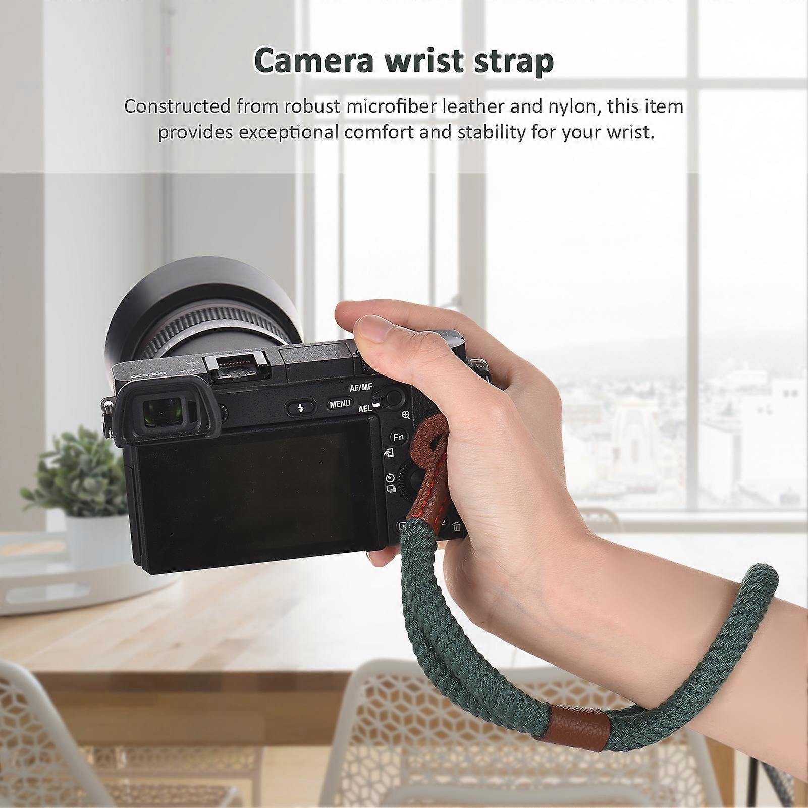26.5cm Adjustable Camera Wrist Strap Lanyard for Camera Hand Strap for DSLR Digital Mirrorless Cameras
