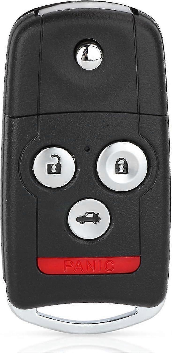 Keyless Entry Remote 4 Button Flip Key Fob Replacement MLBHLIK-1T for Acura