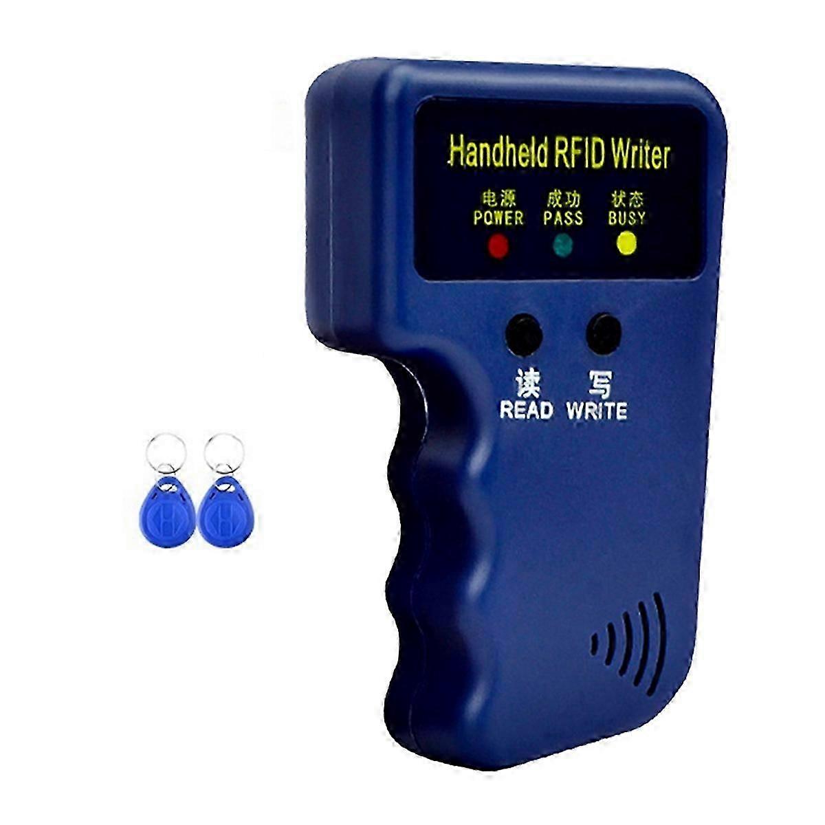 125Khz RFID Card Reader+2 Keyfobs Kit Copier Writer Duplicator Programmer ID Card Copy EM4305 T5577 Each Writable Tags-FO SHAN