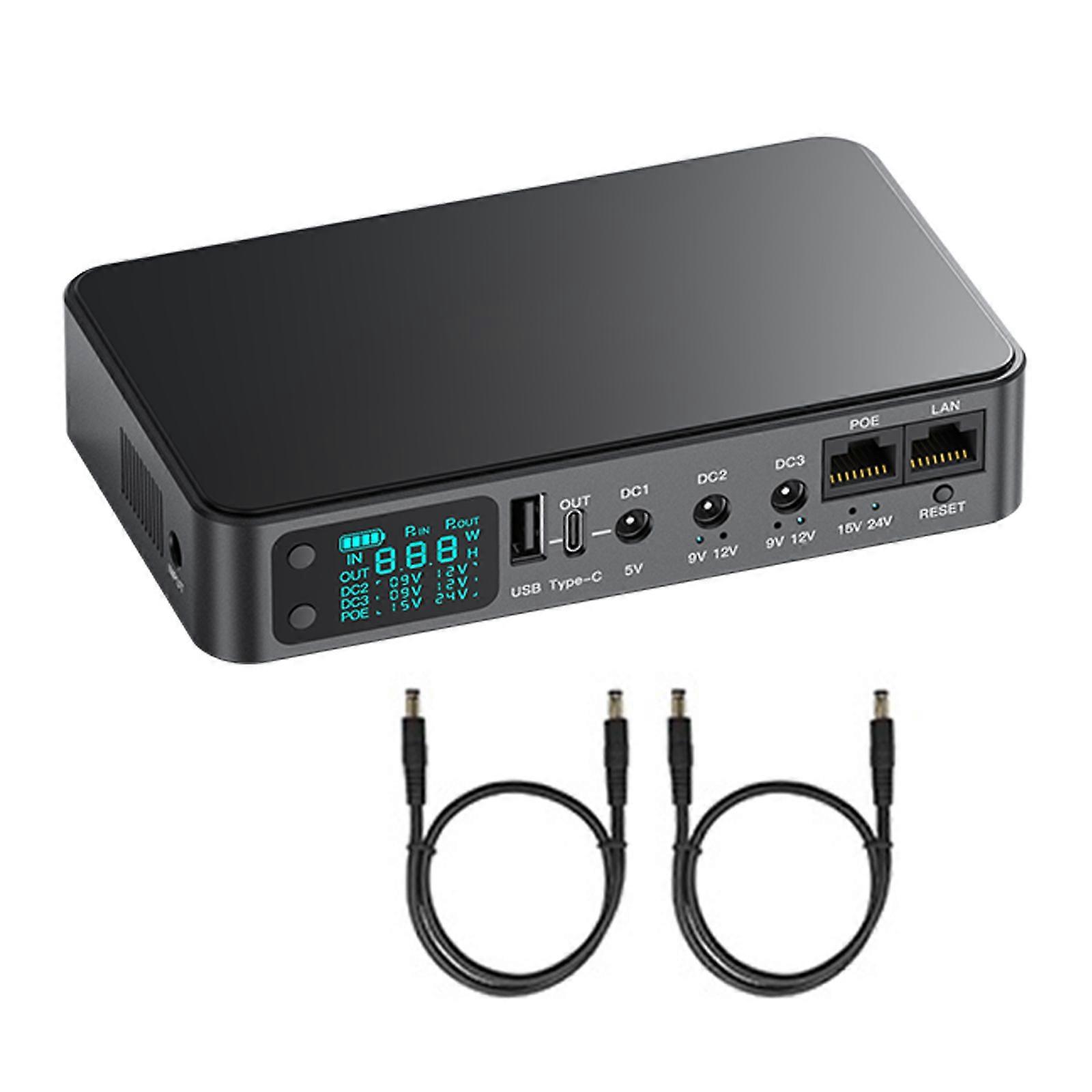 Multiple Output Mini UPS Uninterruptible Power Supply Easy Carry  Backups Battery for Home Users & Office professional  Multicolor