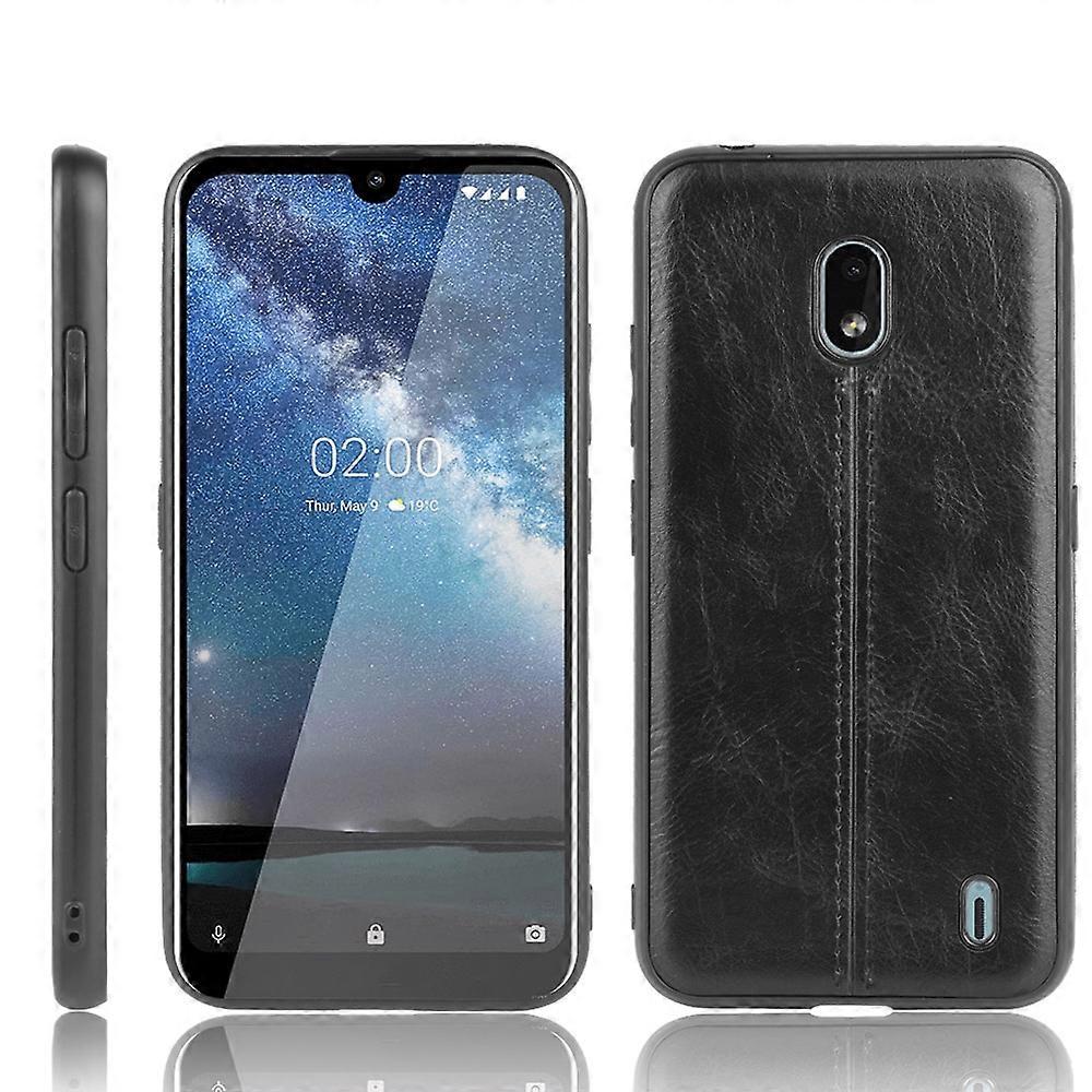 For Nokia 2.2 Shockproof Sewing Cow Pattern Skin PC + PU + TPU Case