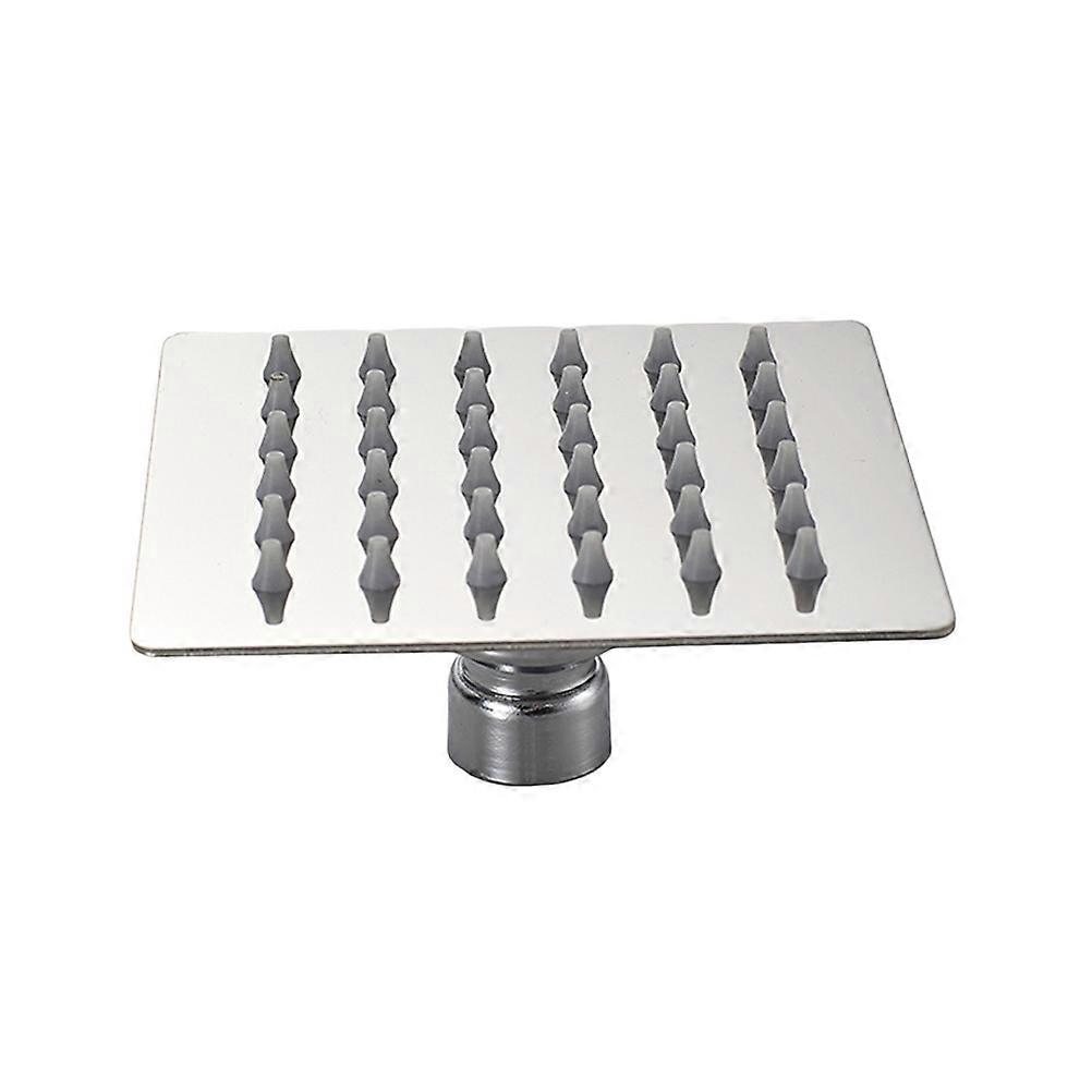 Square Shower Head with Mirror-like Finish for Elegant Bathroom Style