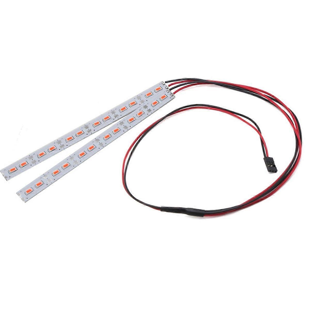 RC Car Chassis LED Light Bar RC DIY Parts for 1/10 1/8 Scale RC Car, White Light Ref: 7744