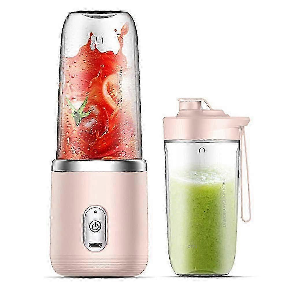 Juice Blender Mini Mixer 40w Quick Blender Cup Personal Size Rechargeable Usb Double Cup