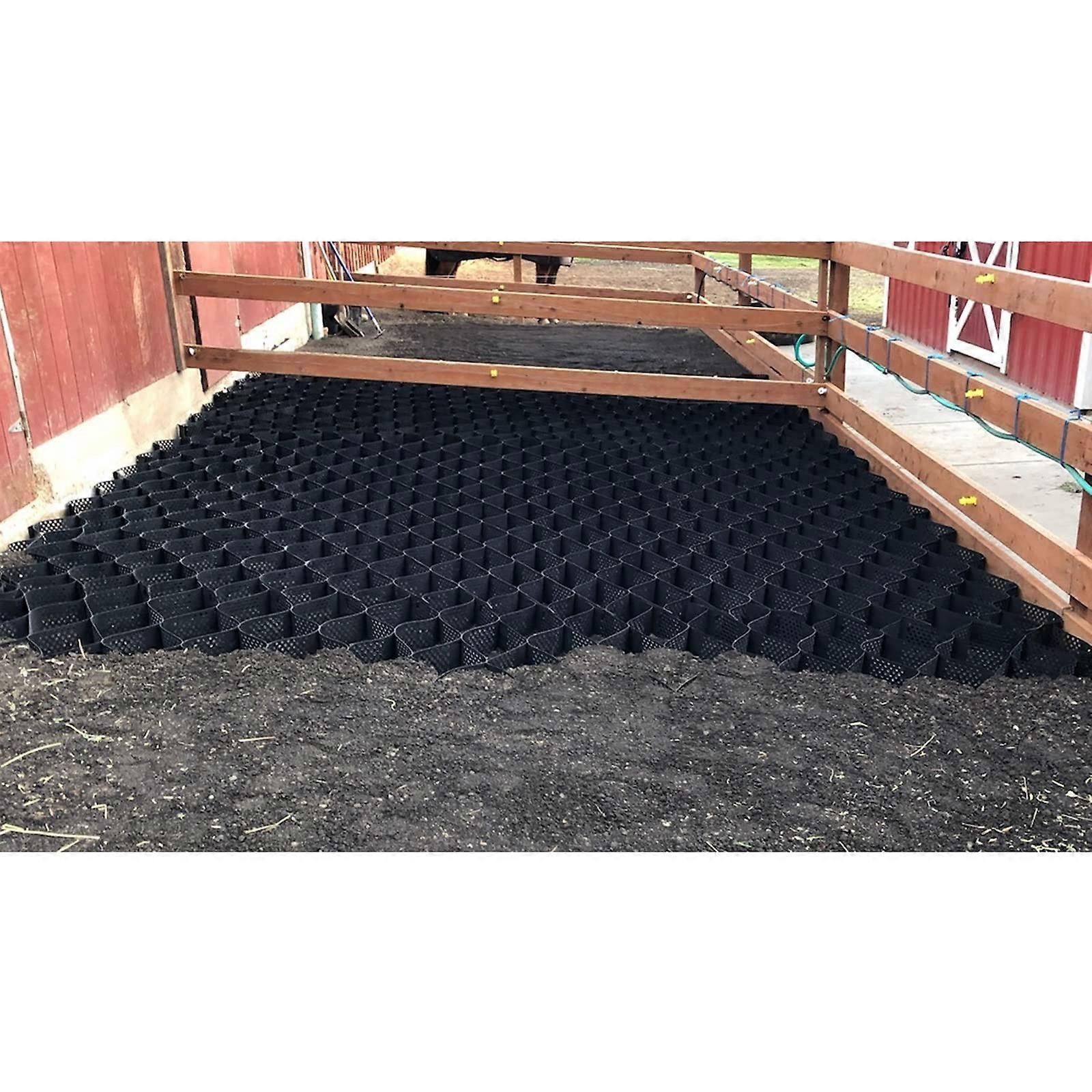 Floor Grid Geogrid 2 Inch Deep Stones / Gravel Stabiliser for Driveways, Parking Paths and Patios, NonSlip Grid, Easy to Cut, 2 x 7 m