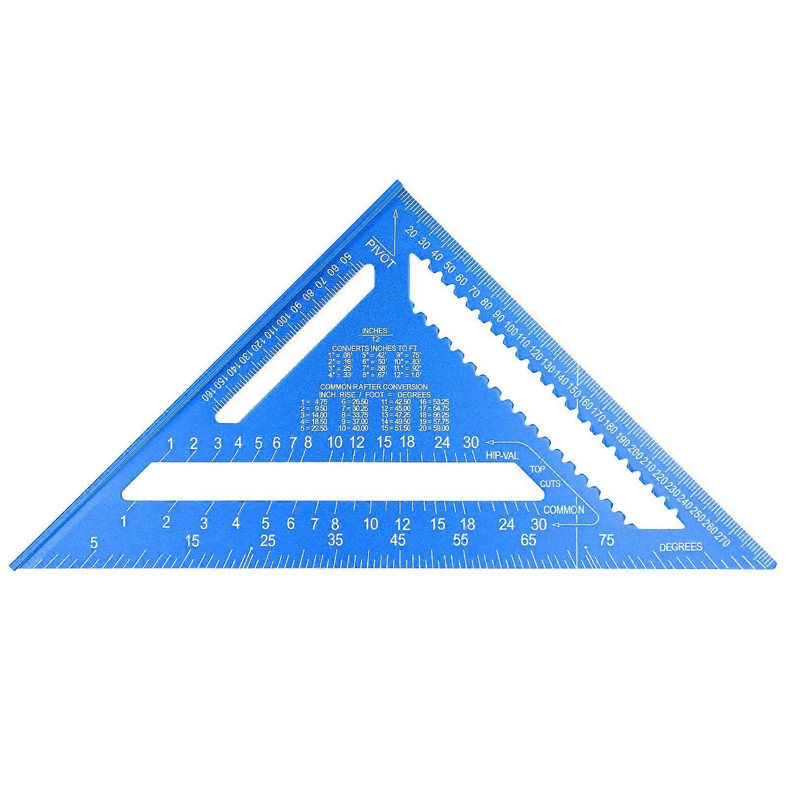 High quality  Metric Carpenter Square 12 Inch Rafter Square Measurement Layout