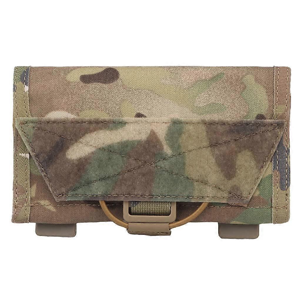 MOLLE Universal Mobile Phone Holder, Tactical Mobile Case, Hunting Vest, MOLLE System, Navigation Function Bag, Color CP