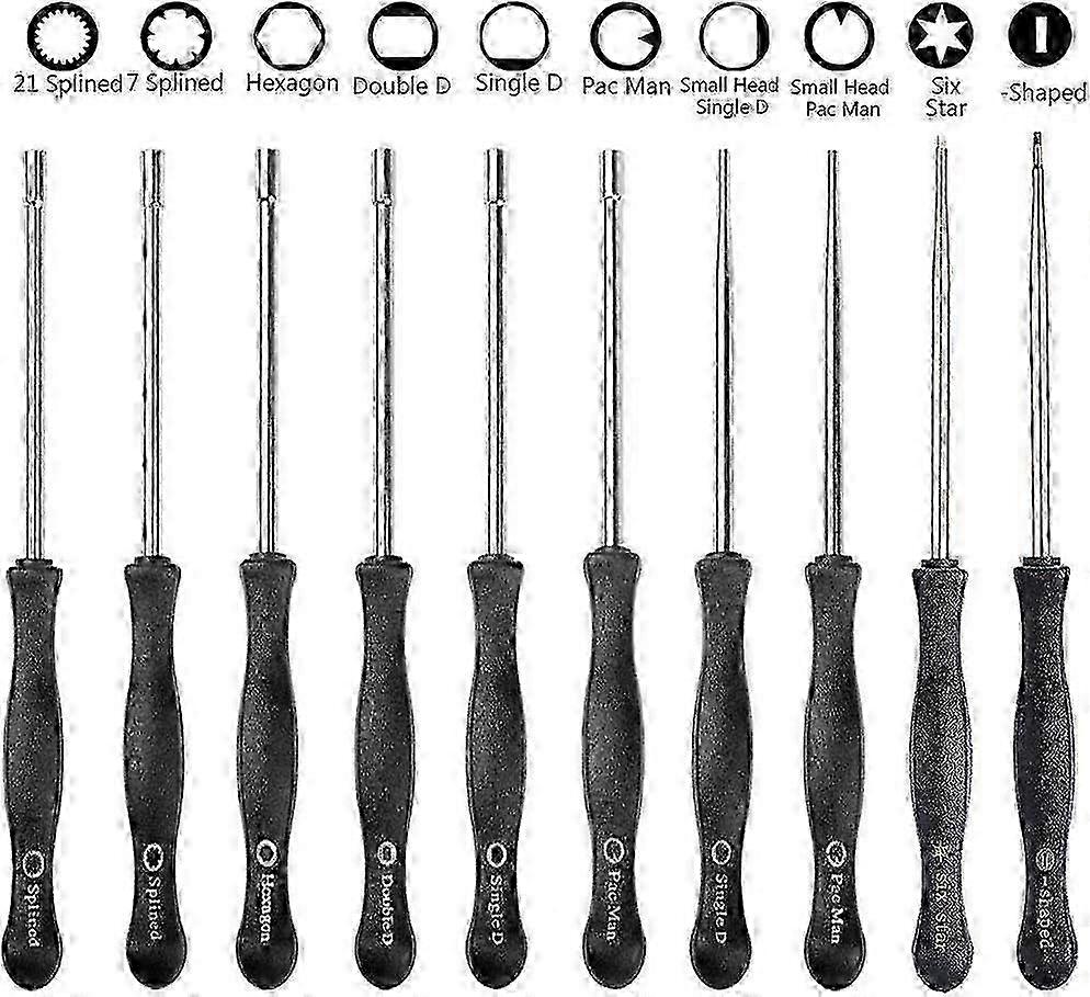 10-Piece Carburetor Adjustment Tool Screwdriver Kit