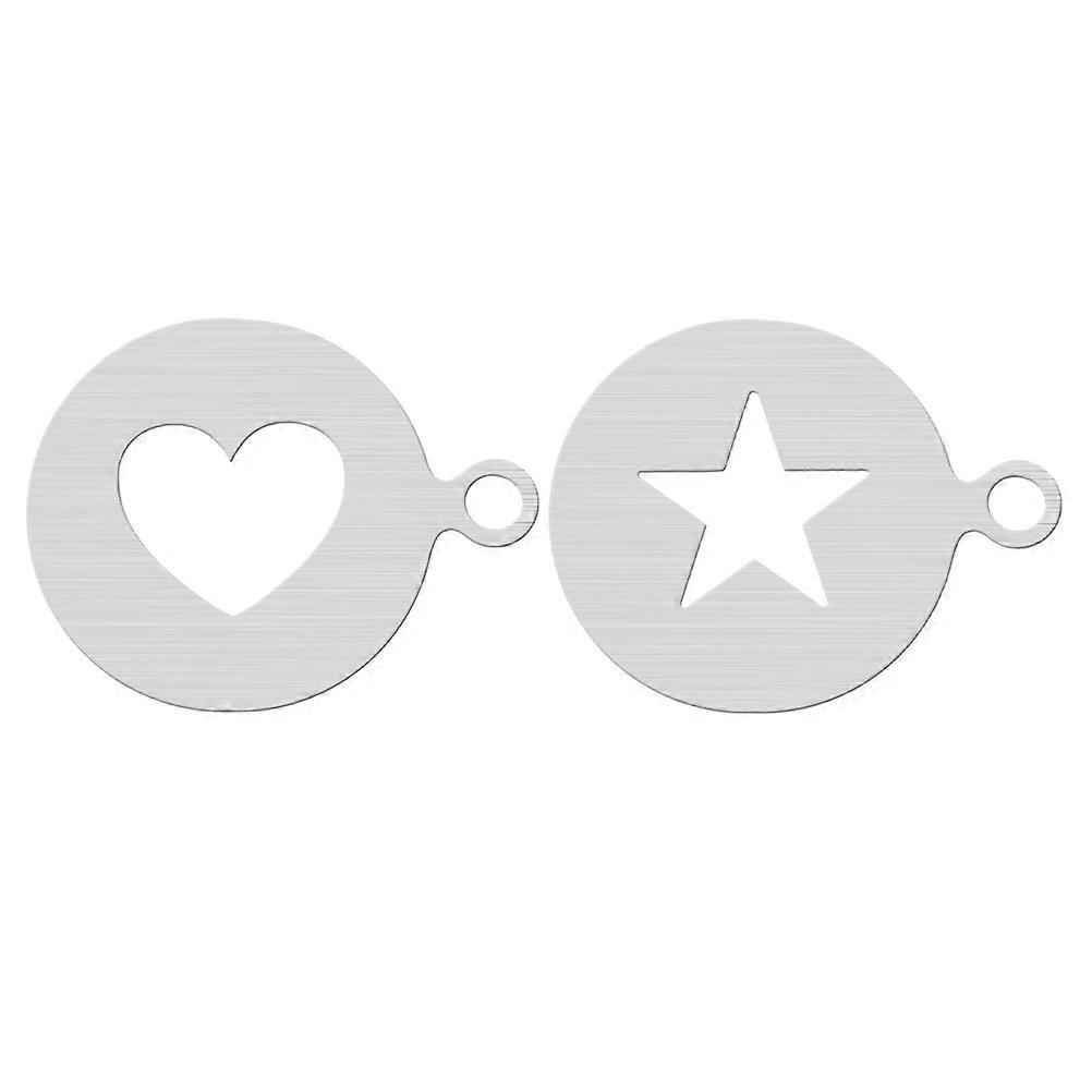 Coffee Decoration Stencils, Multipurpose Art Templates for Drinks and Pastries
