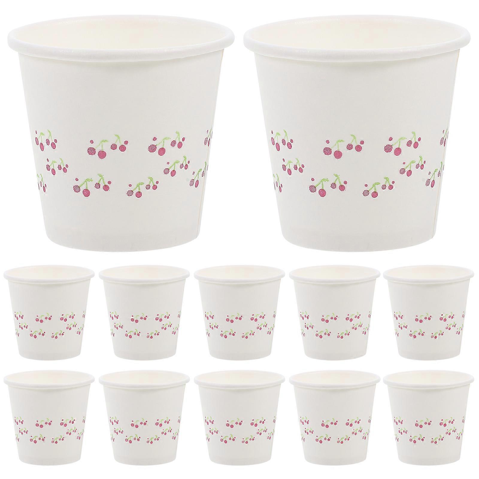 100pcs Paper Cups for Drink Sampling, Juice, Iced Beverages, Tasting Events, Party Use