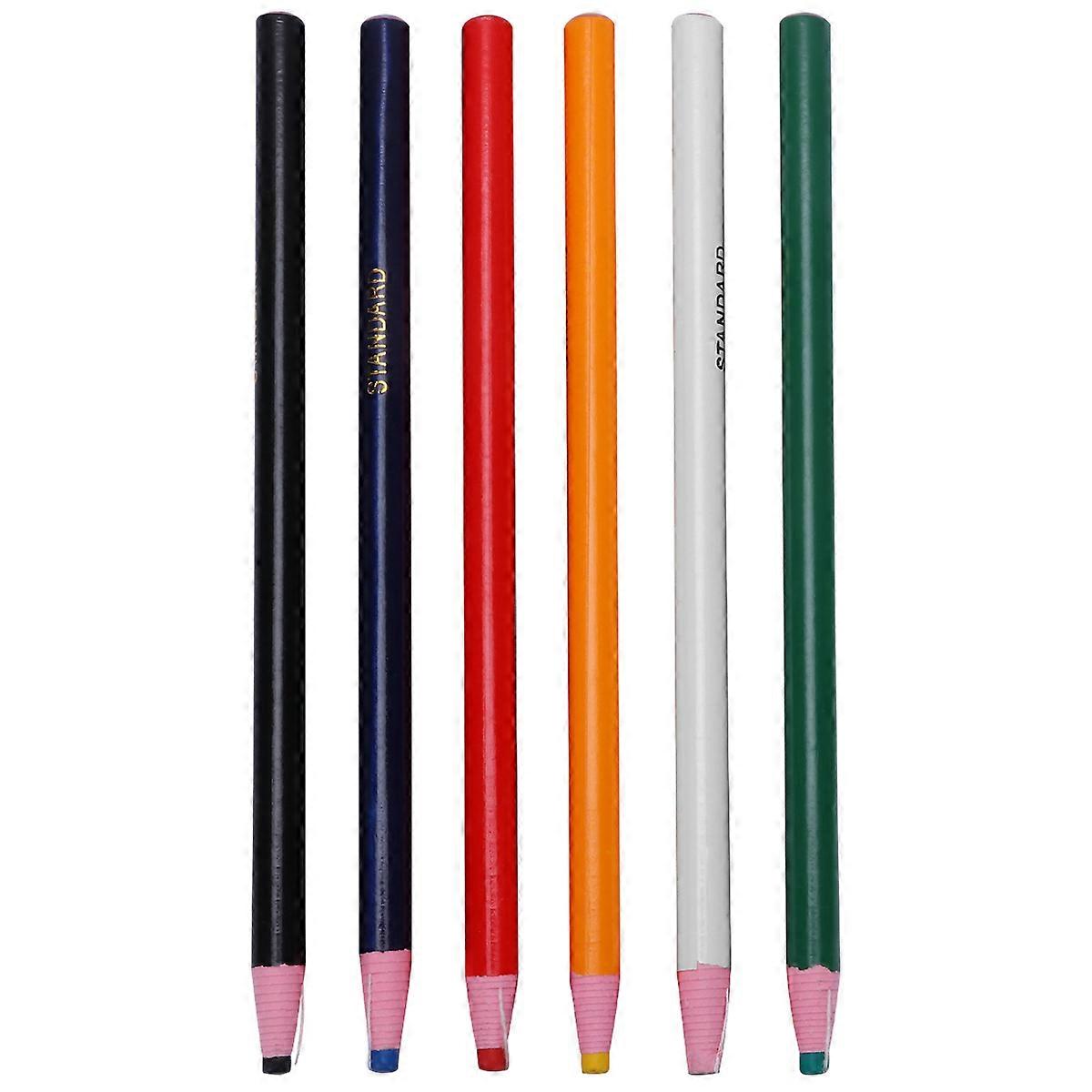 6pcs Fabric Markers Chalk for Quilting, Sewing & Dressmaking – Lightweight, Durable & Easy to Use Tailoring Tools for Temporary Fabric Marking