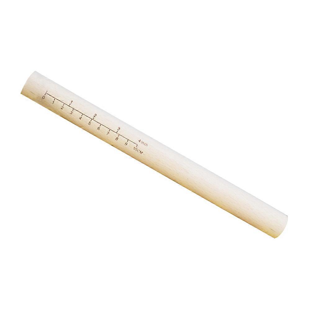 Cookie Rolling Pin Noodle Rolling Tool for Cooking Enthusiasts 29x2.6x2.6cm Beige Color 2Set