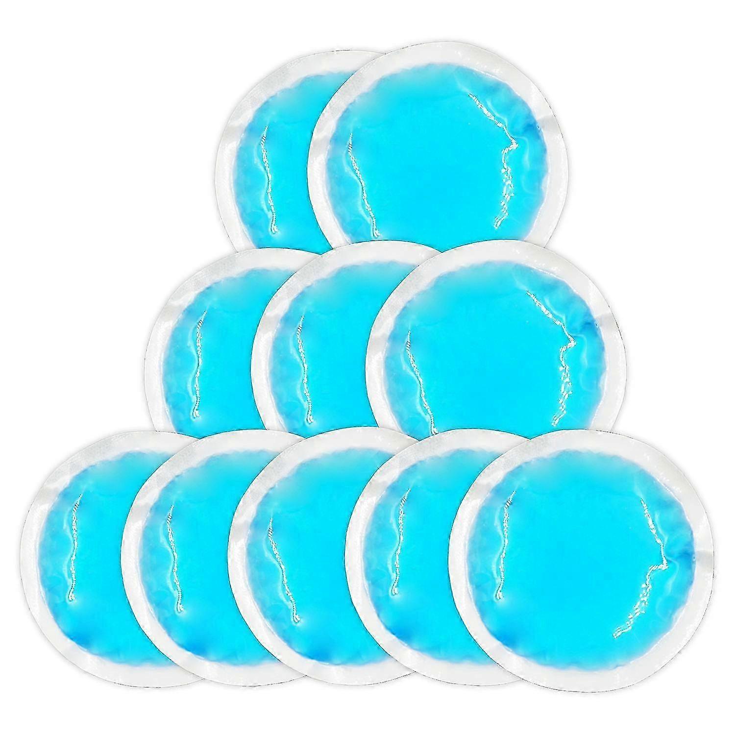 10-pack of gel ice packs suitable for hot and cold therapy applications
