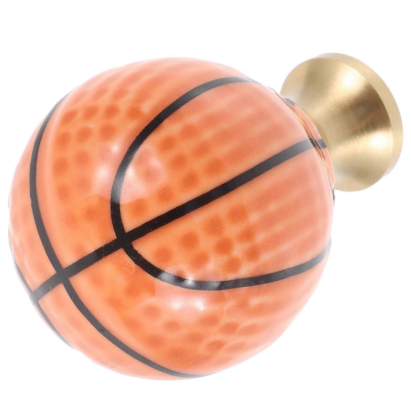 Furniture Handle Sports Style Modern Cabinet Knob Chocolate 5.00X3.60X3.60CM Durable Construction 1Set