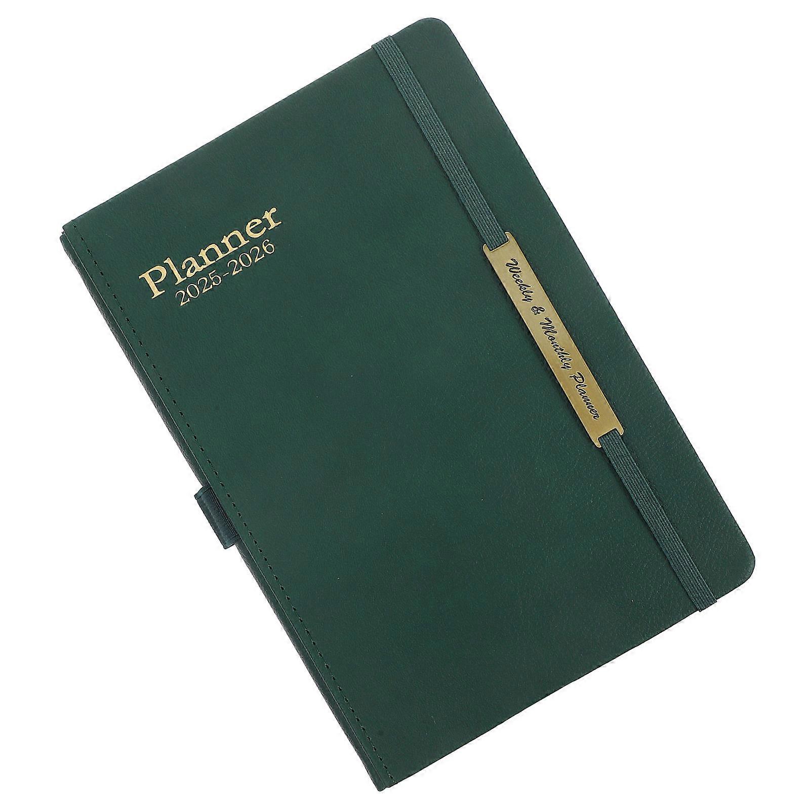Agenda Notebook Convenient Academic Planner For Teachers Rectangular Paper 1Pcs