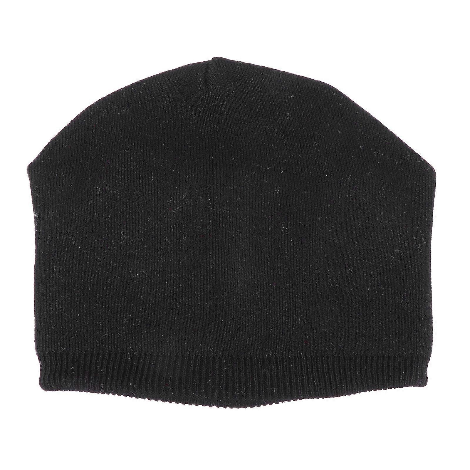Here's a refined and stylish product description based on the details you provided:

 

**1pc Thickened Knitted Wool Hat for Women – Warm Solid Color