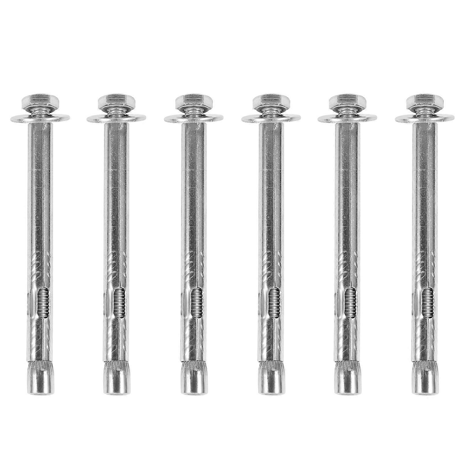 Fixing Anchors 6Pcs Silver Stainless Steel Easy Installation for Fixing