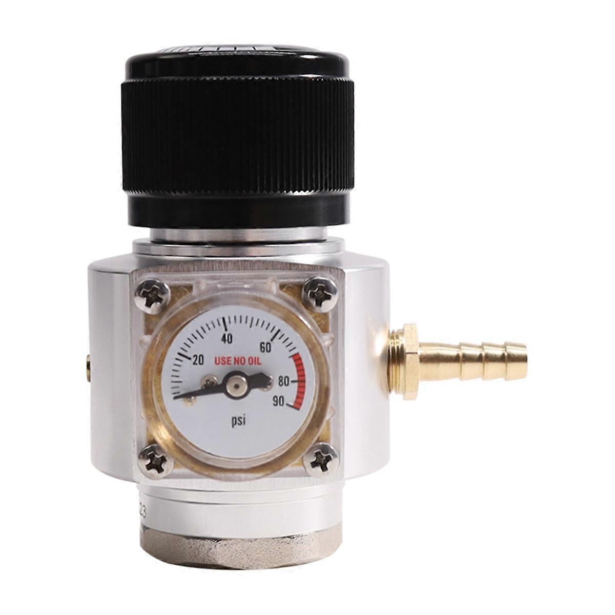 Mini Gassregulator Soda Regulator Co2 Lader 0-90PSI for Soda Maker Øl Soda Flaske TR21-4 A