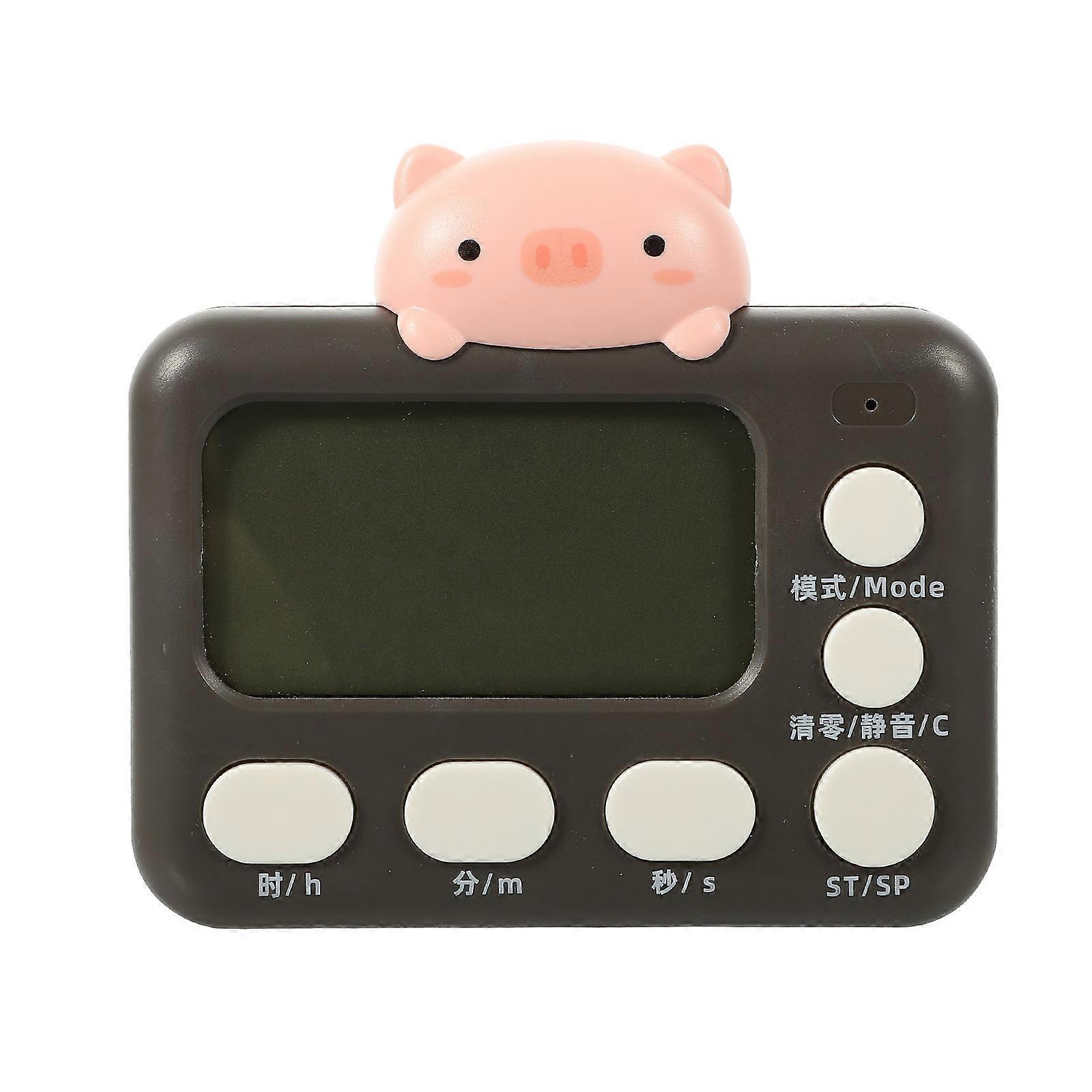 Countdown Timer Digital Timer Classroom Use Rectangular Shape Plastic Material 1Pcs