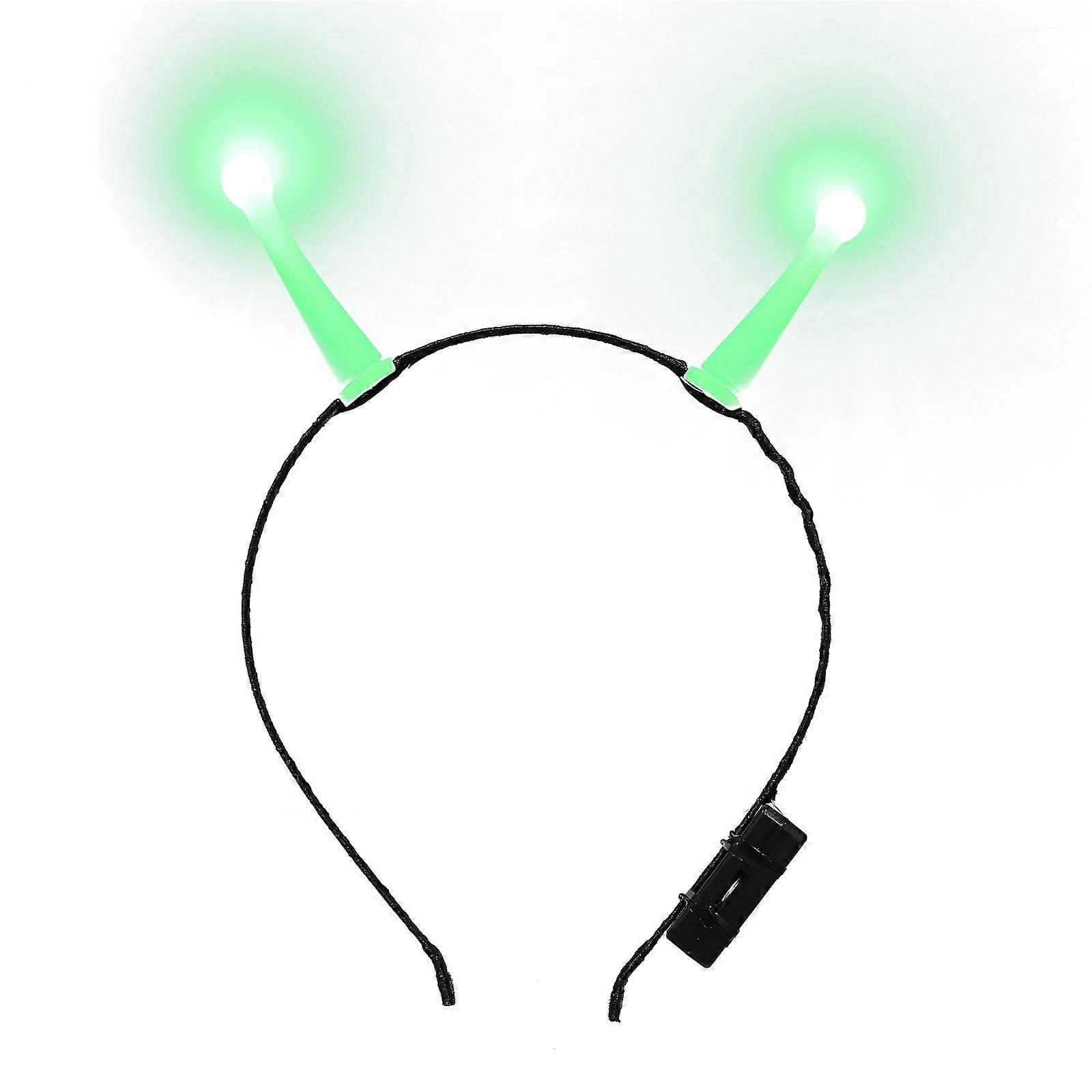 Glow Alien Headband Multi Color Plastic For Halloween Enthusiasts And Cosplay 1Pcs
