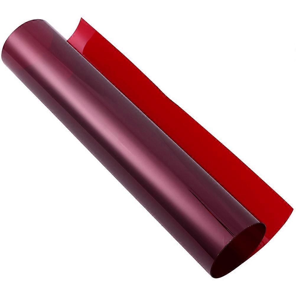 Light Diffuser Sheet Color Film Red Rectangle 200cm X 30cm X 0.01cm Party And Dj Lighting 1Set