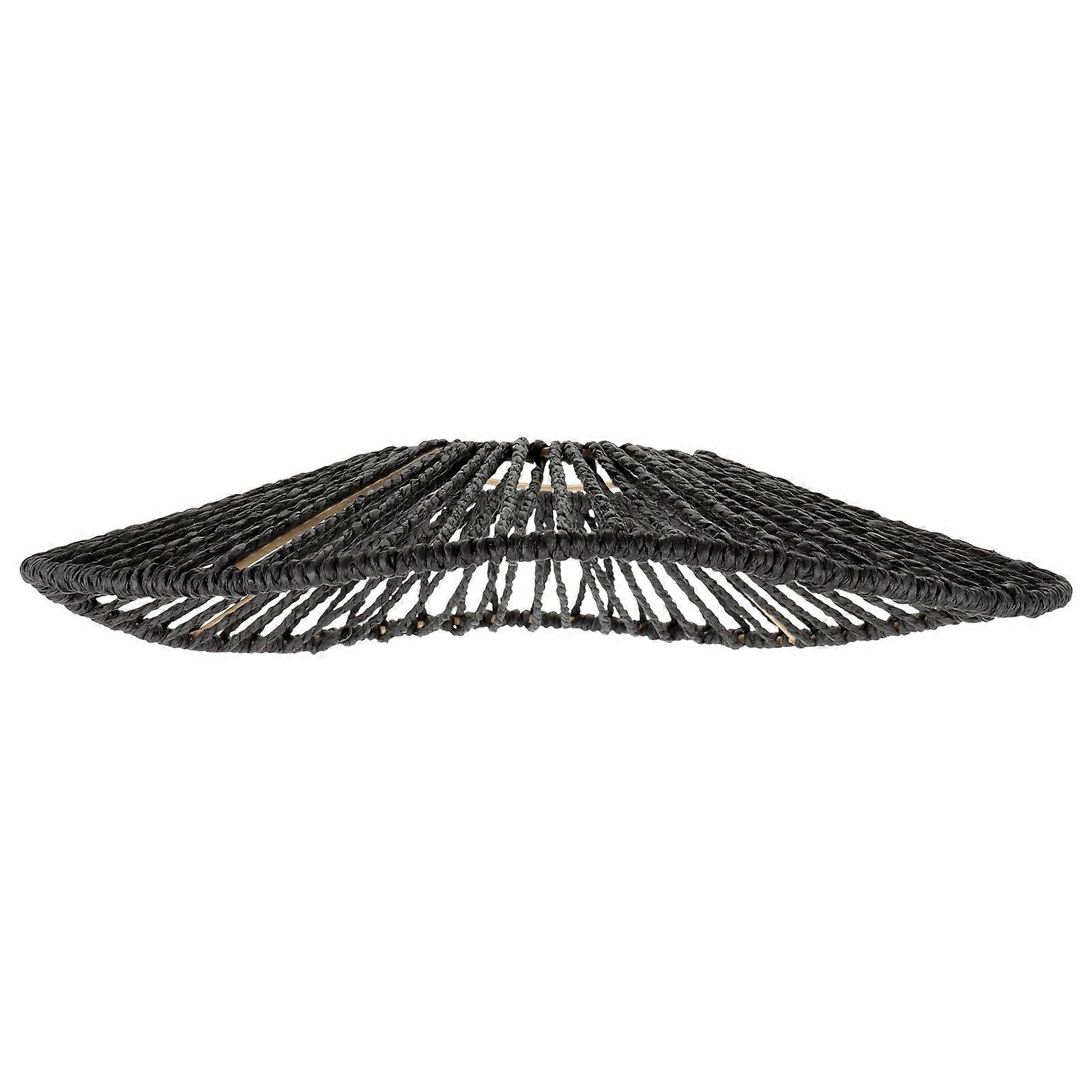 Retro Paper Rope Pendant Lampshade Reusable Lightweight Ceiling Shade for Home Cafe Hotel Decor Easy Installation