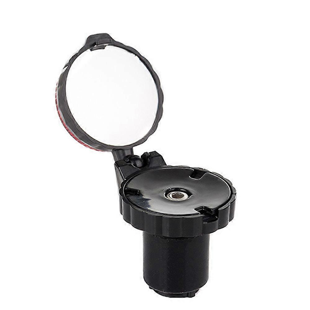 Bicycle Handlebar Plug Lamp Rearview Mirror Adjustable Bicycle Handlebar Mirror Bike Rearview Light with Mirror Cycle Accessory