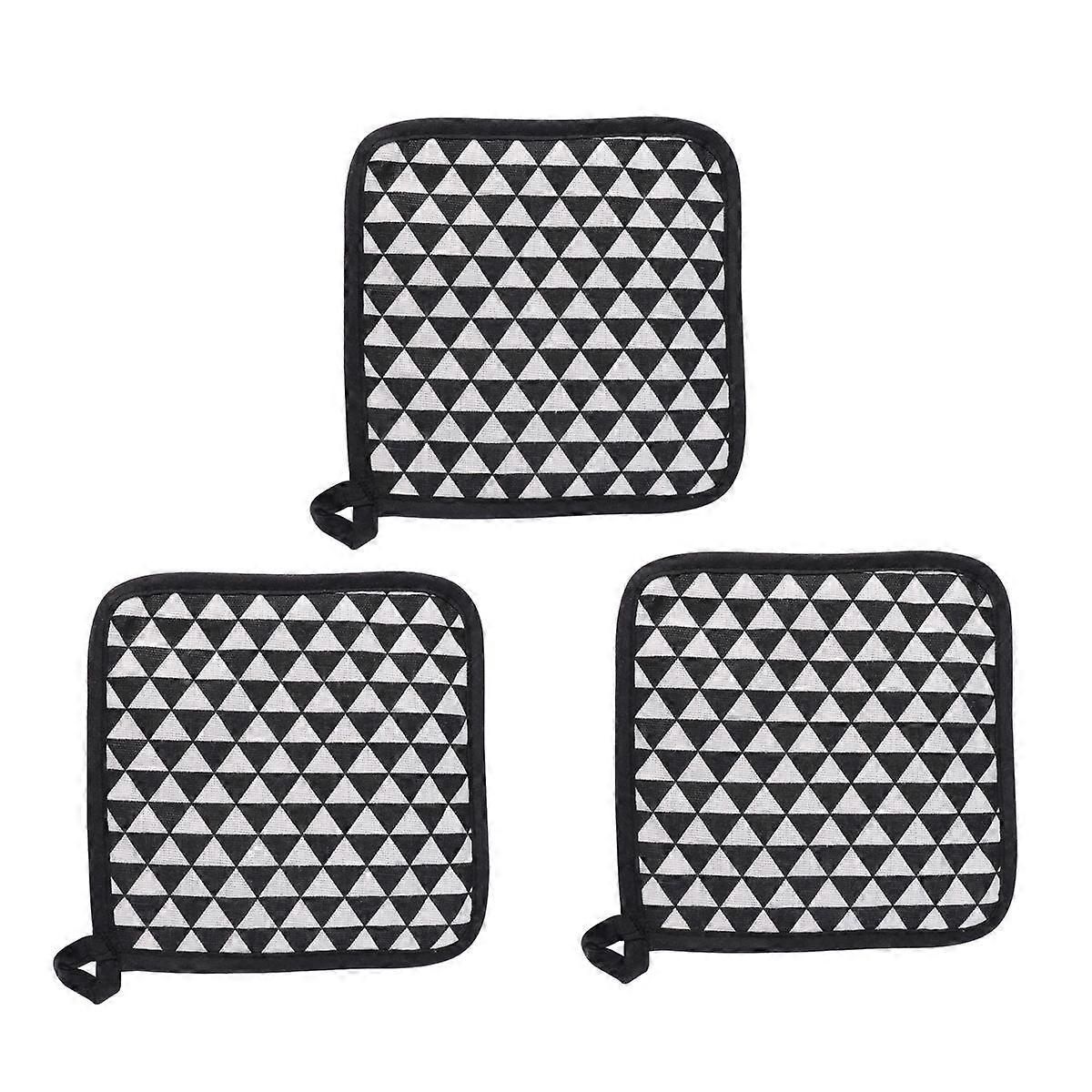 Pot Mat Heat Resistant 3Pcs Multi Cloth Pot Holders for Kitchen Use with Versatile Use