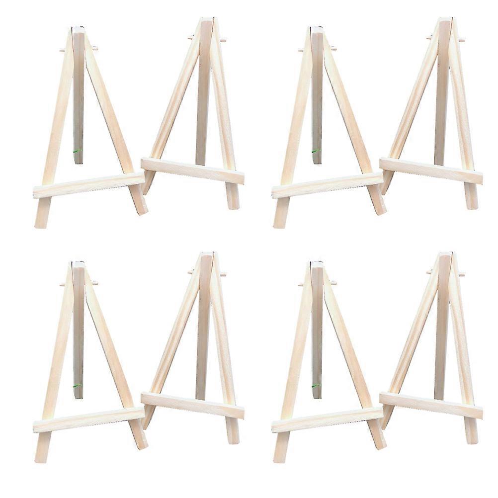 Tabletop Display Easels Timber Triangle Easel for Home Studio Painting Sessions Mini Easel 9x16cm 11Pcs